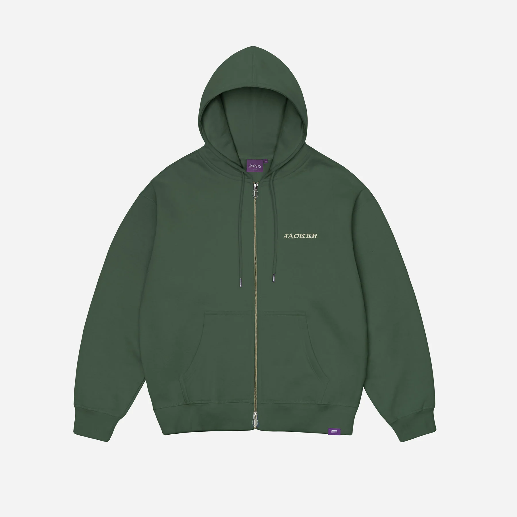 NOTORIOUS HOODIE ZIP - GREEN - Image 3