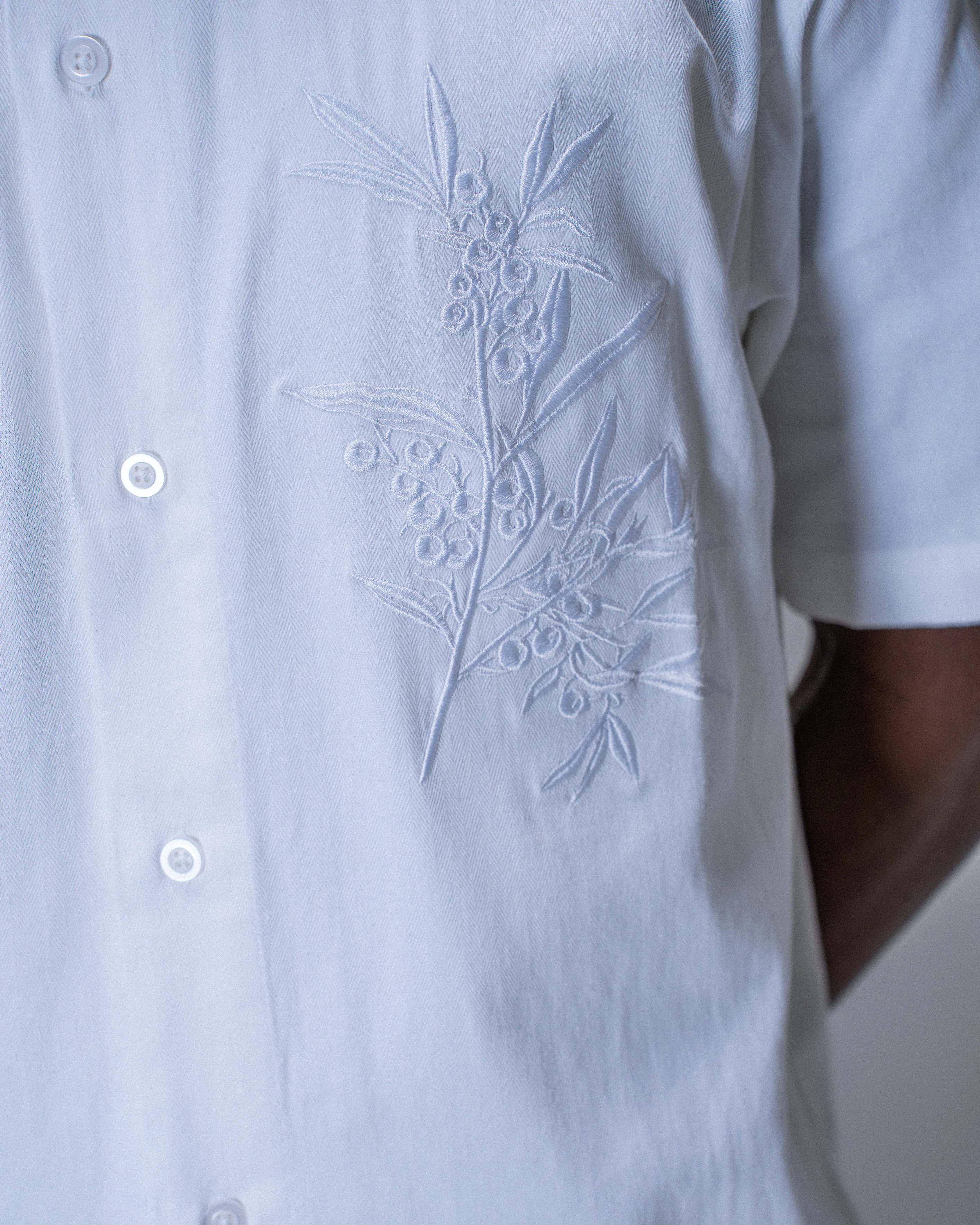 OLIVE SHIRT WHITE - Image 6