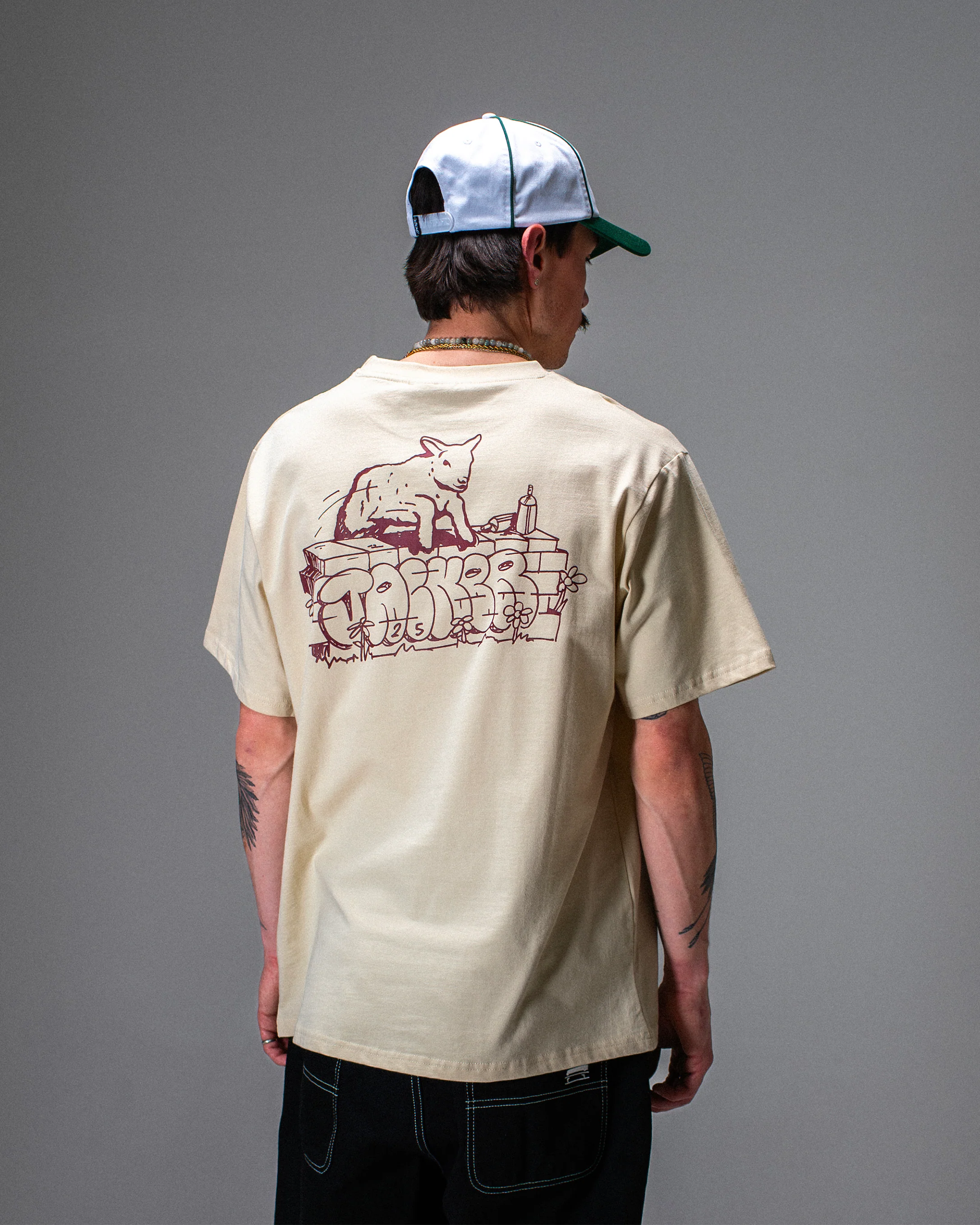 OLLIE T-SHIRT BEIGE - Image 2