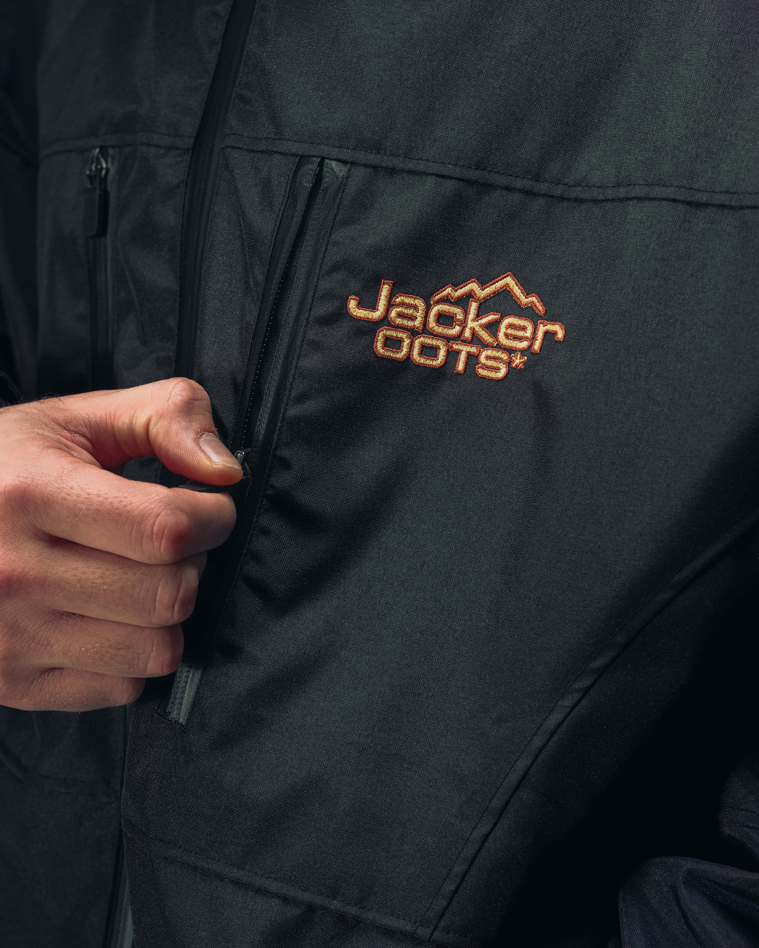 OLWEATHER JACKET - BLACK/YELLOW - Image 5