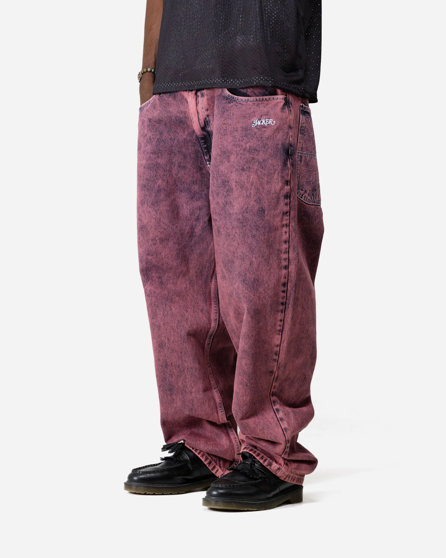 ONELINE BAGGY PANT - PINK - Image 2