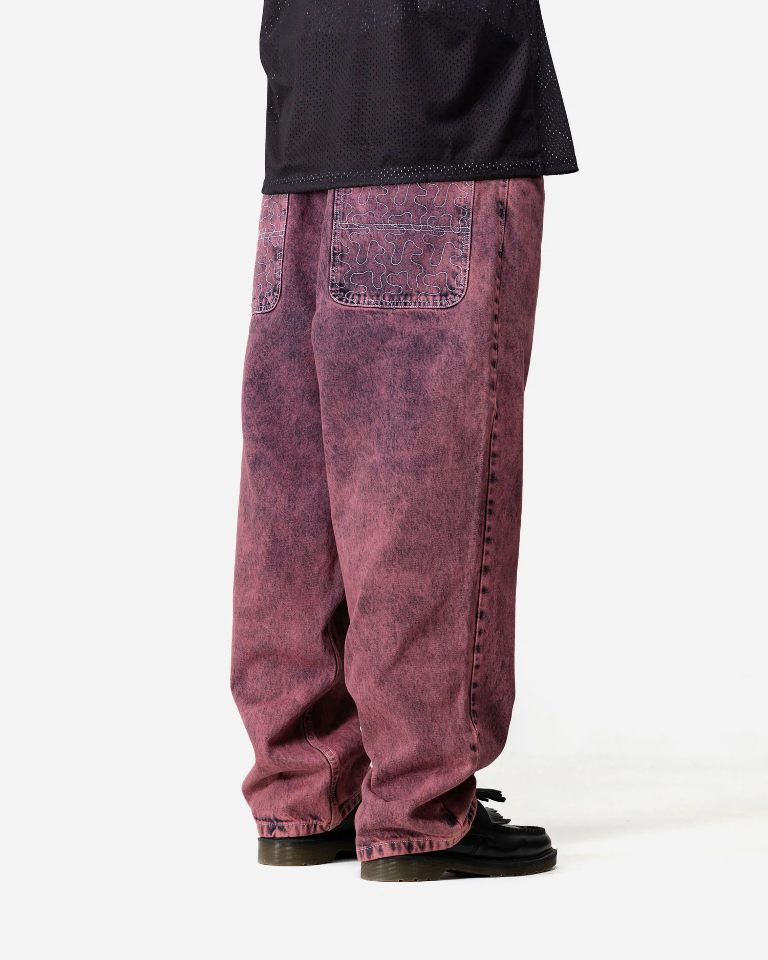 ONELINE BAGGY PANT - PINK - Image 4