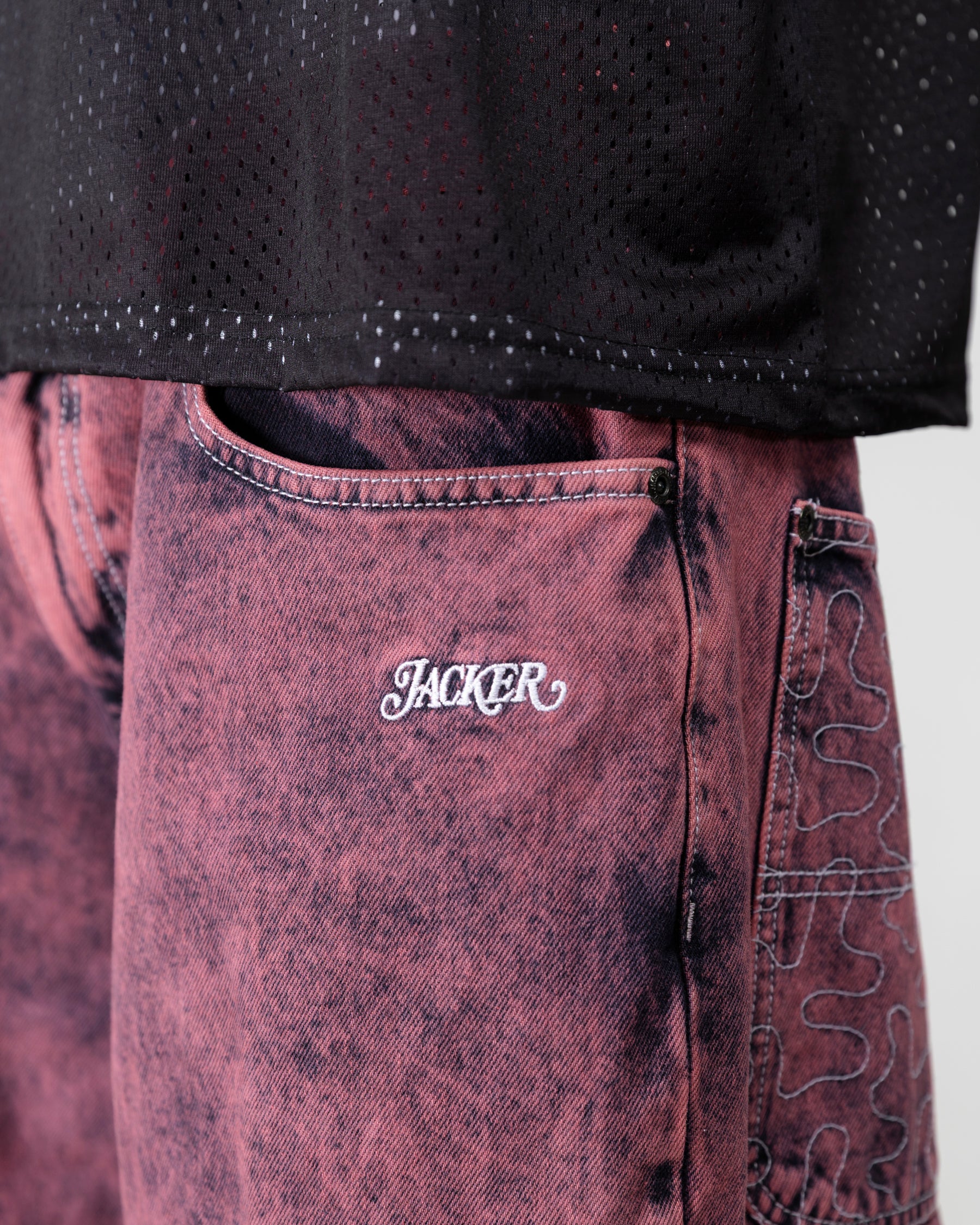 ONELINE BAGGY PANT - PINK - Image 6