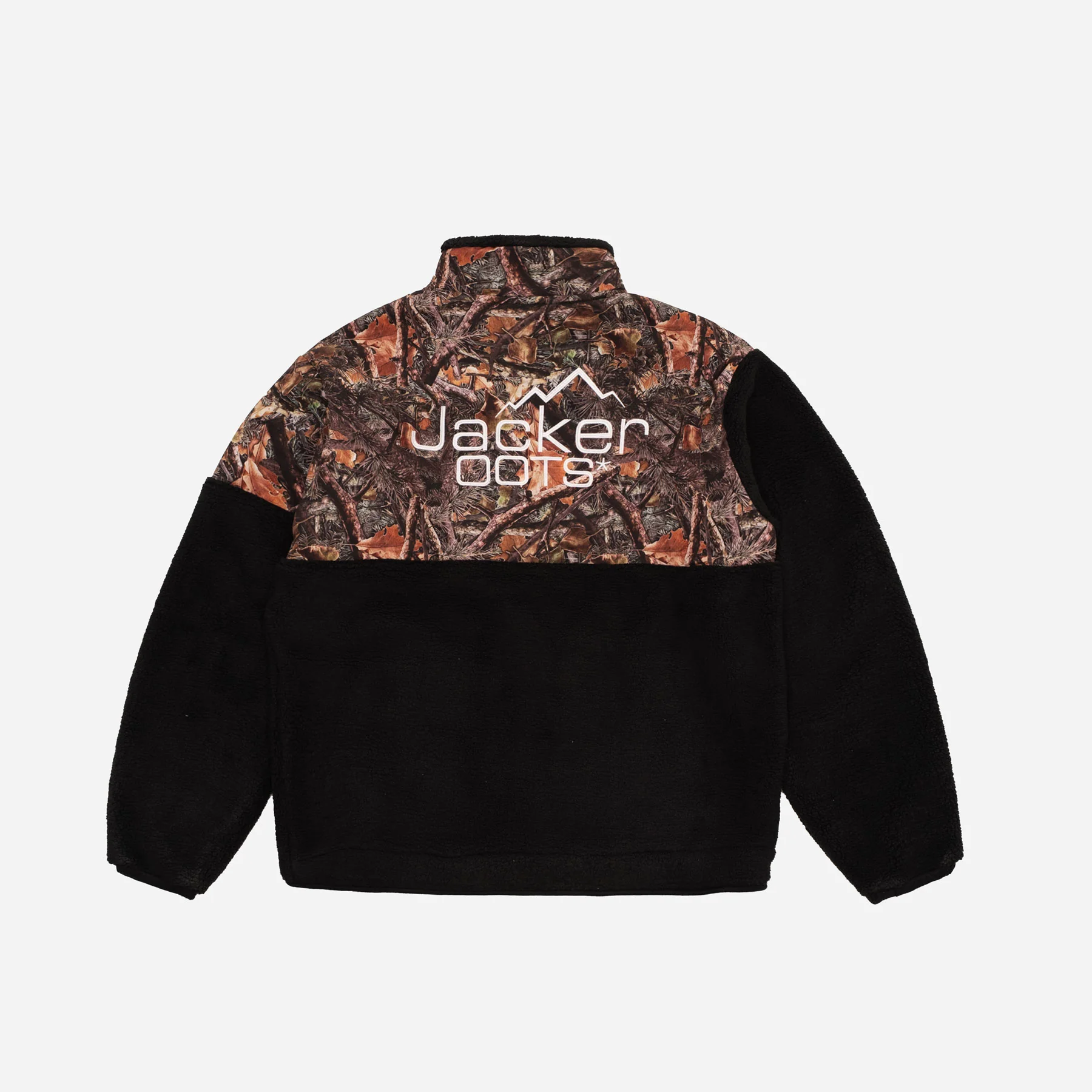 OOTS SHERPA JACKET - BLACK & AOP - Image 3