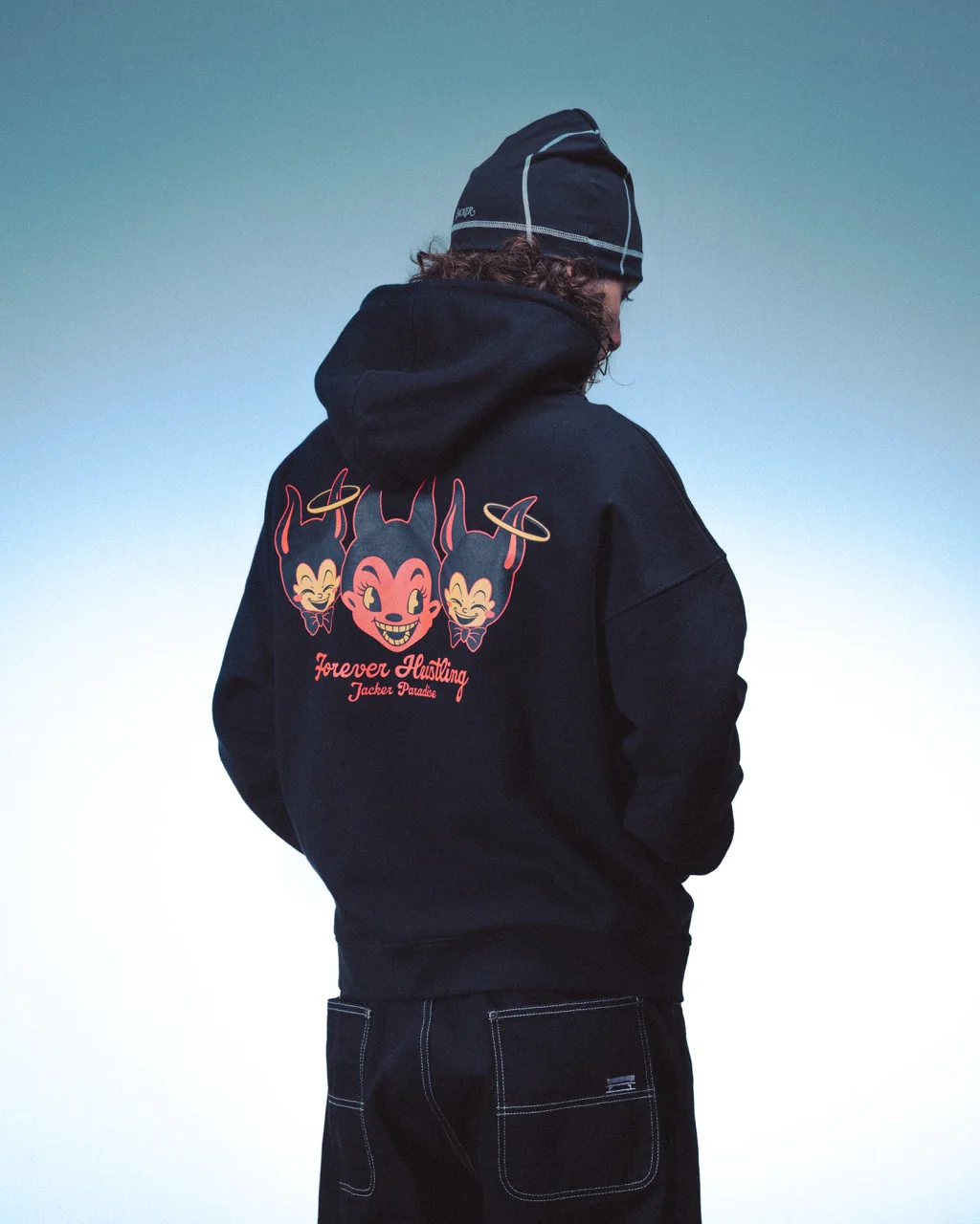 PARADISE HOODIE - BLACK - Image 2