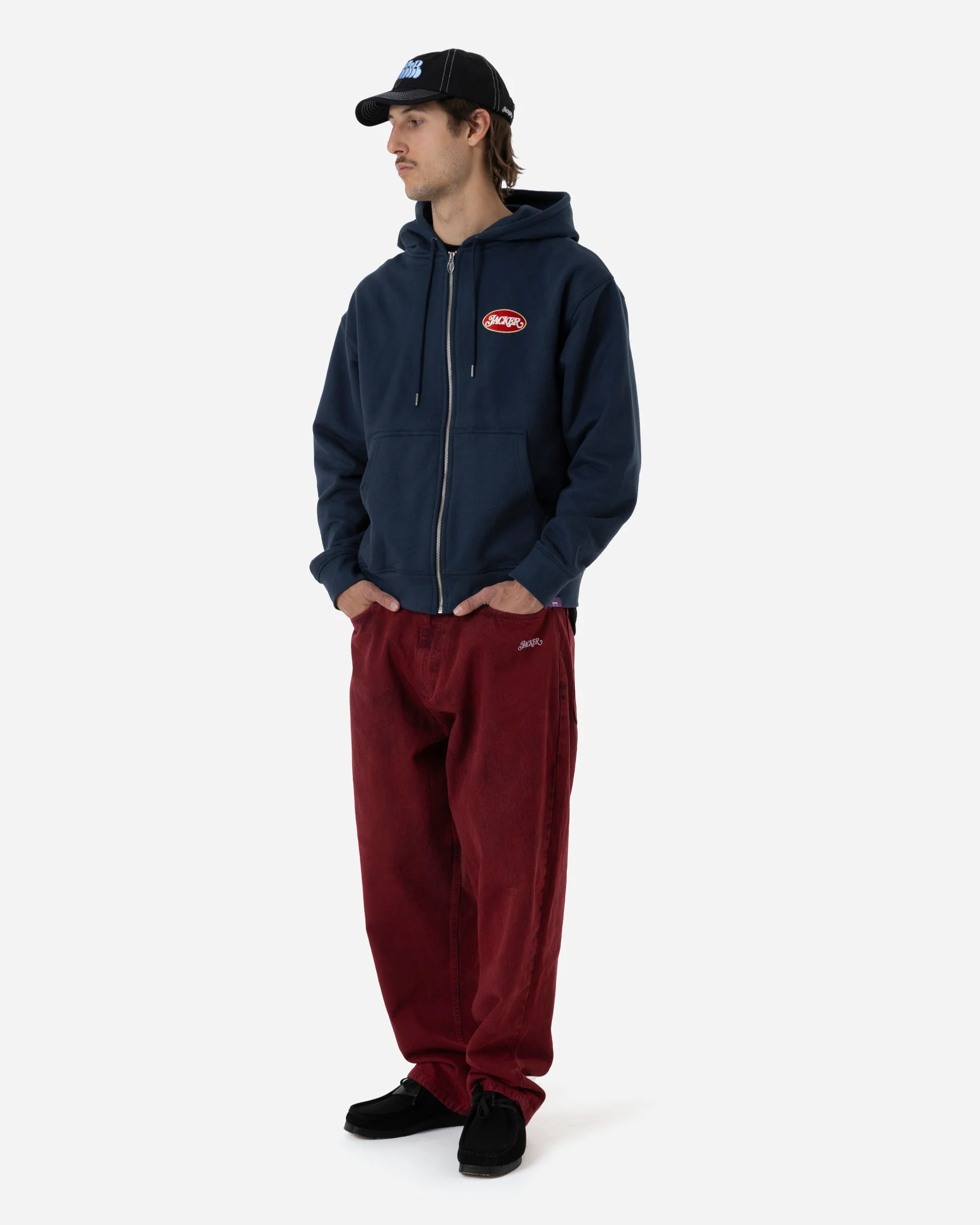 PESTOROSSO ZIPPED JACKET - NAVY - Image 5