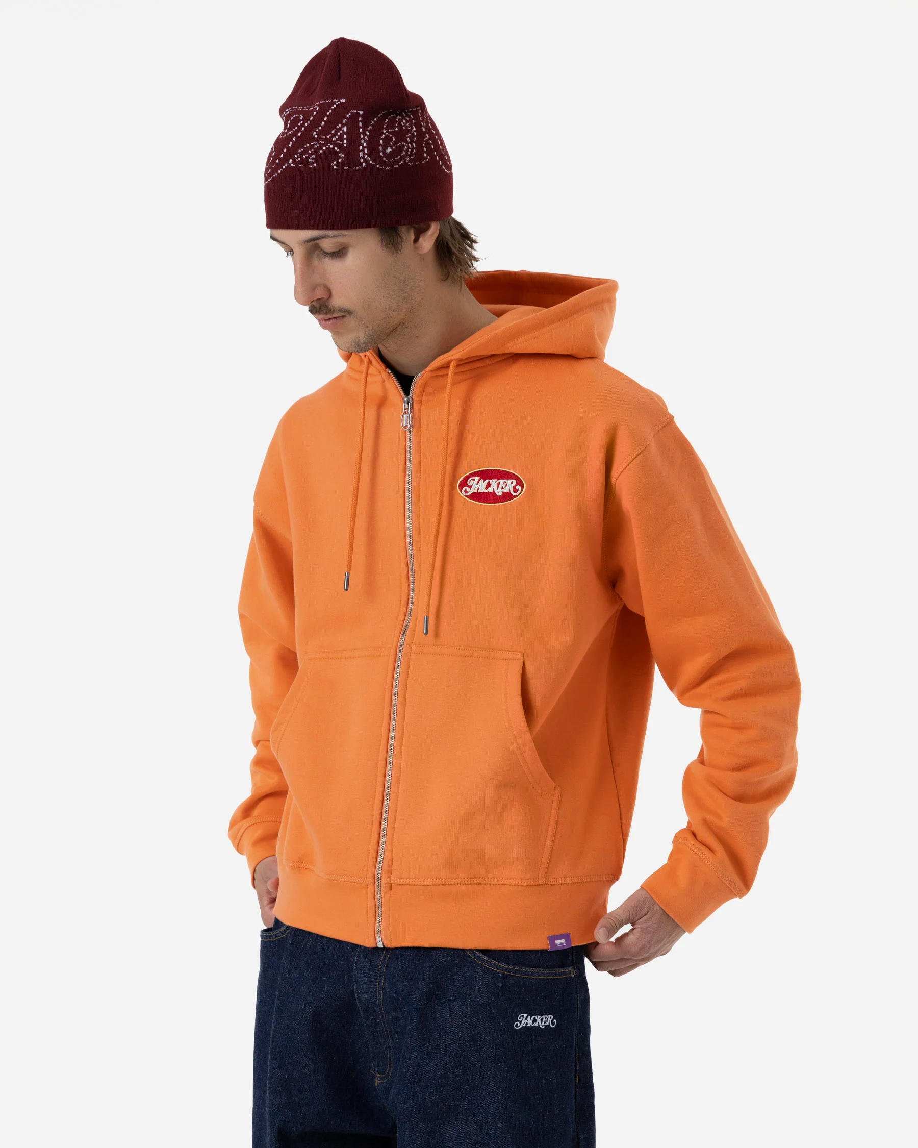 PESTOROSSO ZIPPED JACKET - ORANGE - Image 4