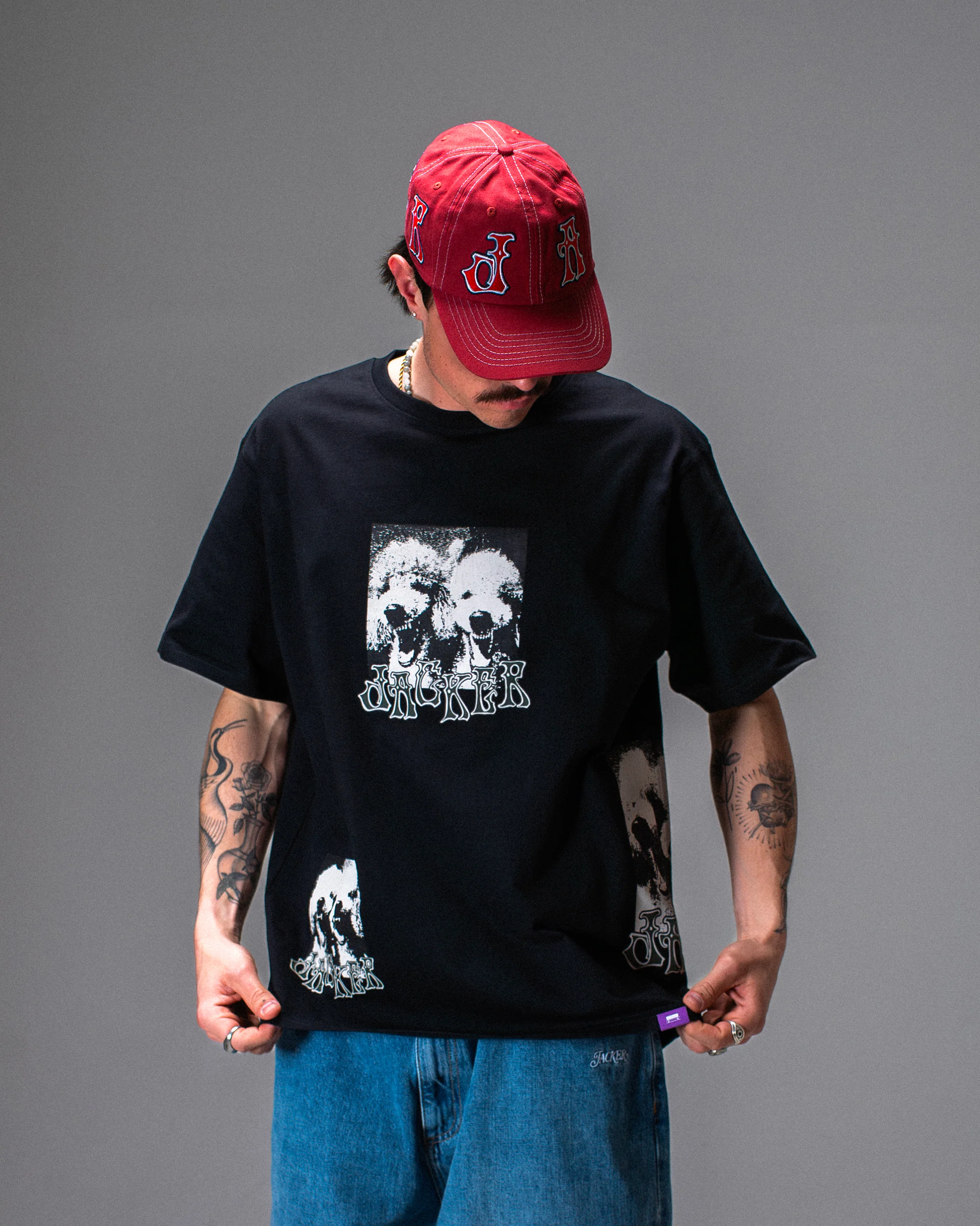 POODLE PALS T-SHIRT BLACK - Image 2