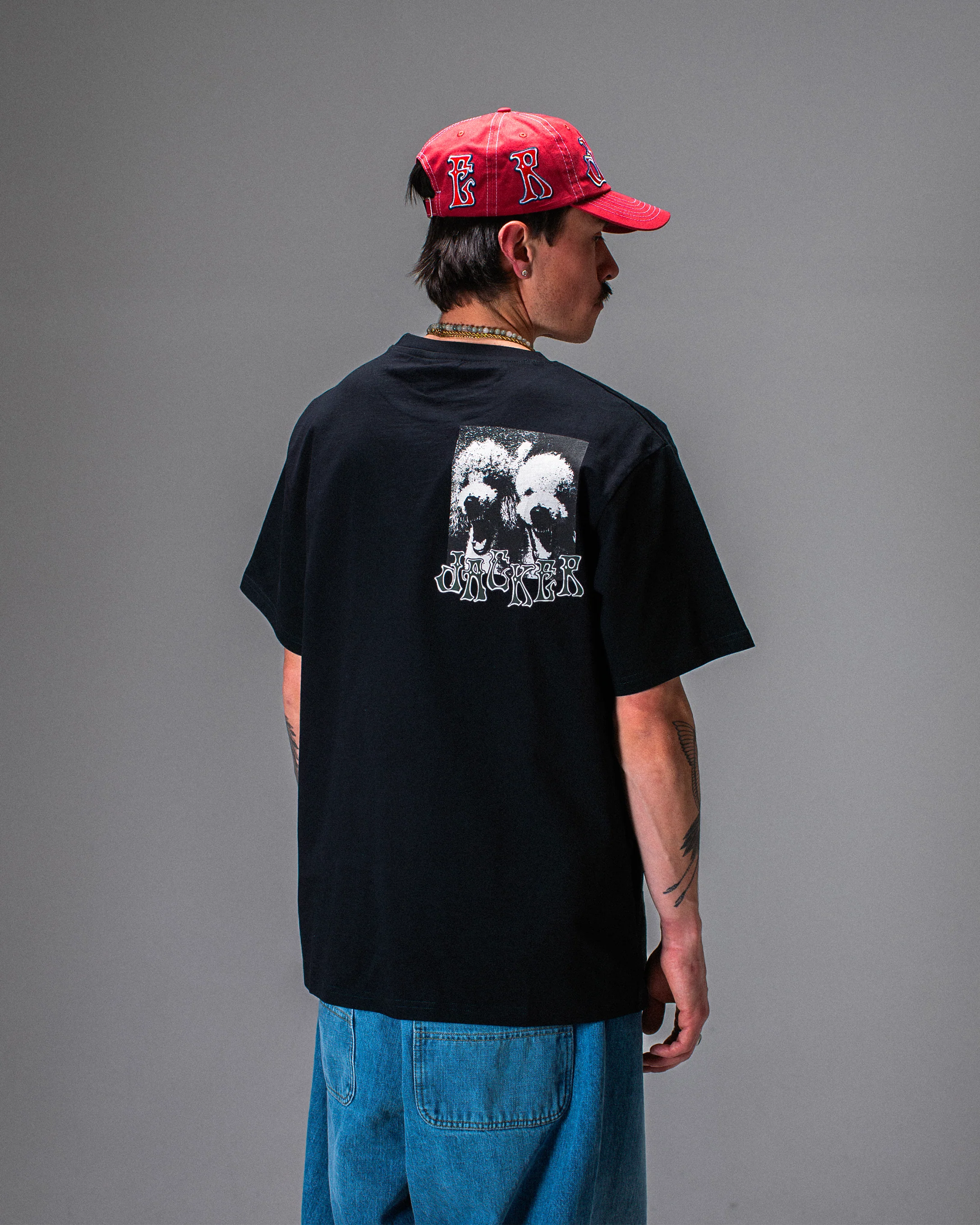 POODLE PALS T-SHIRT BLACK - Image 4