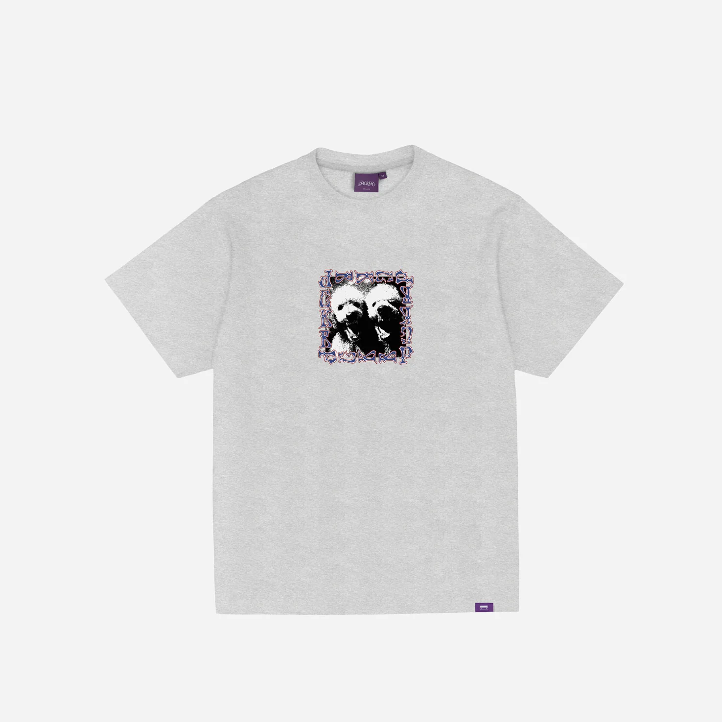 POODLE PALS T-SHIRT GREY