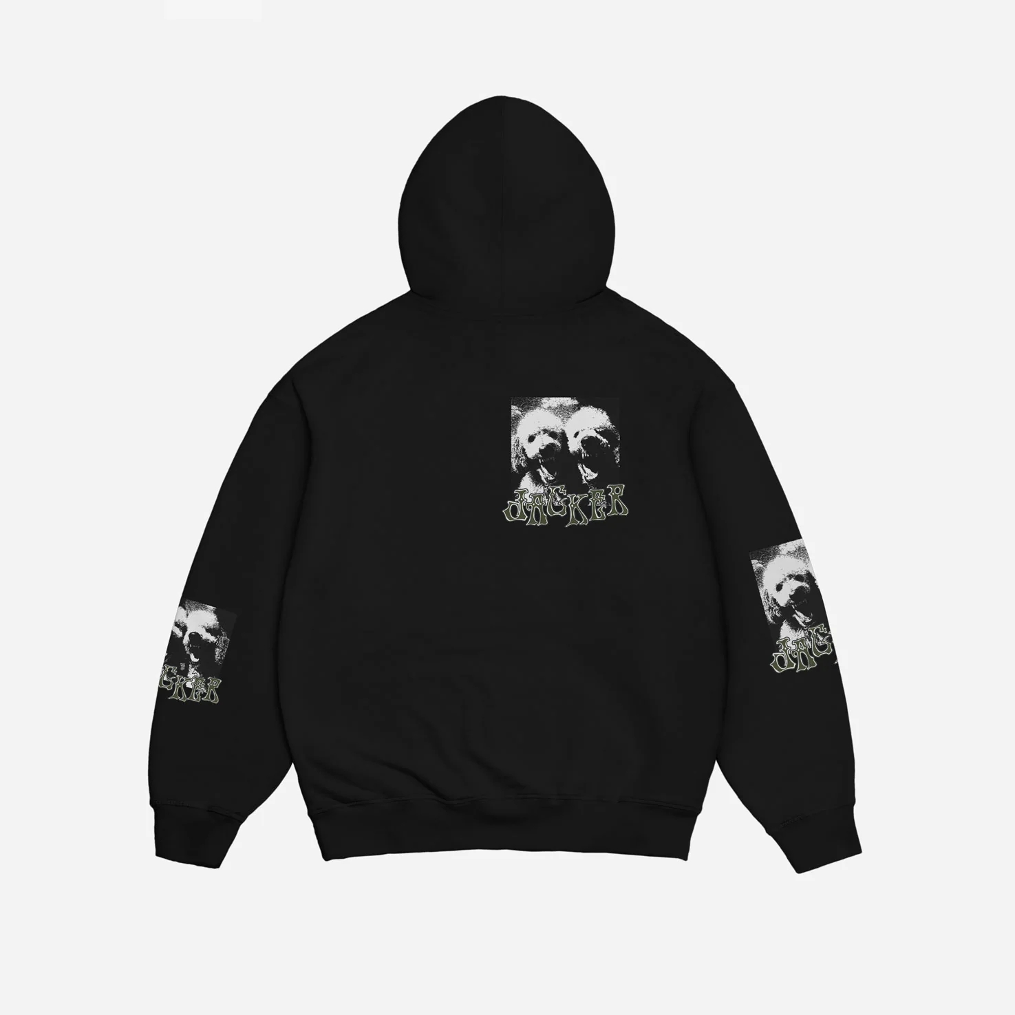 POODLES PALS HOODIE BLACK - Image 3