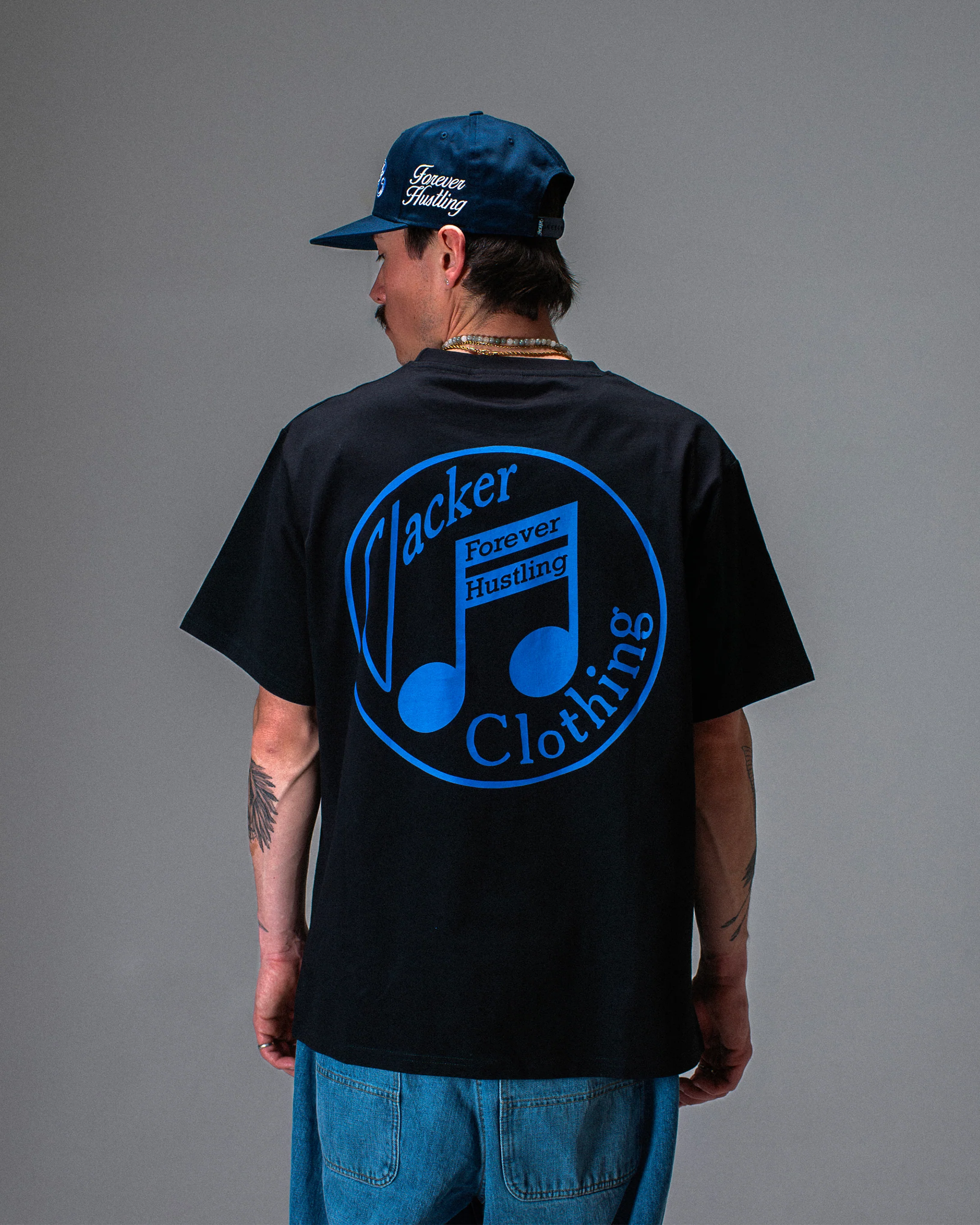 RECORDS T-SHIRT BLACK - Image 2