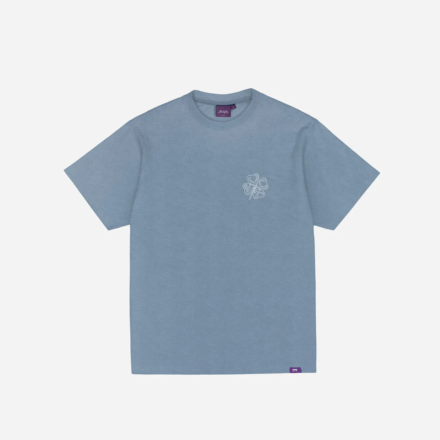 RED CLOVER T-SHIRT BLUE - Image 3