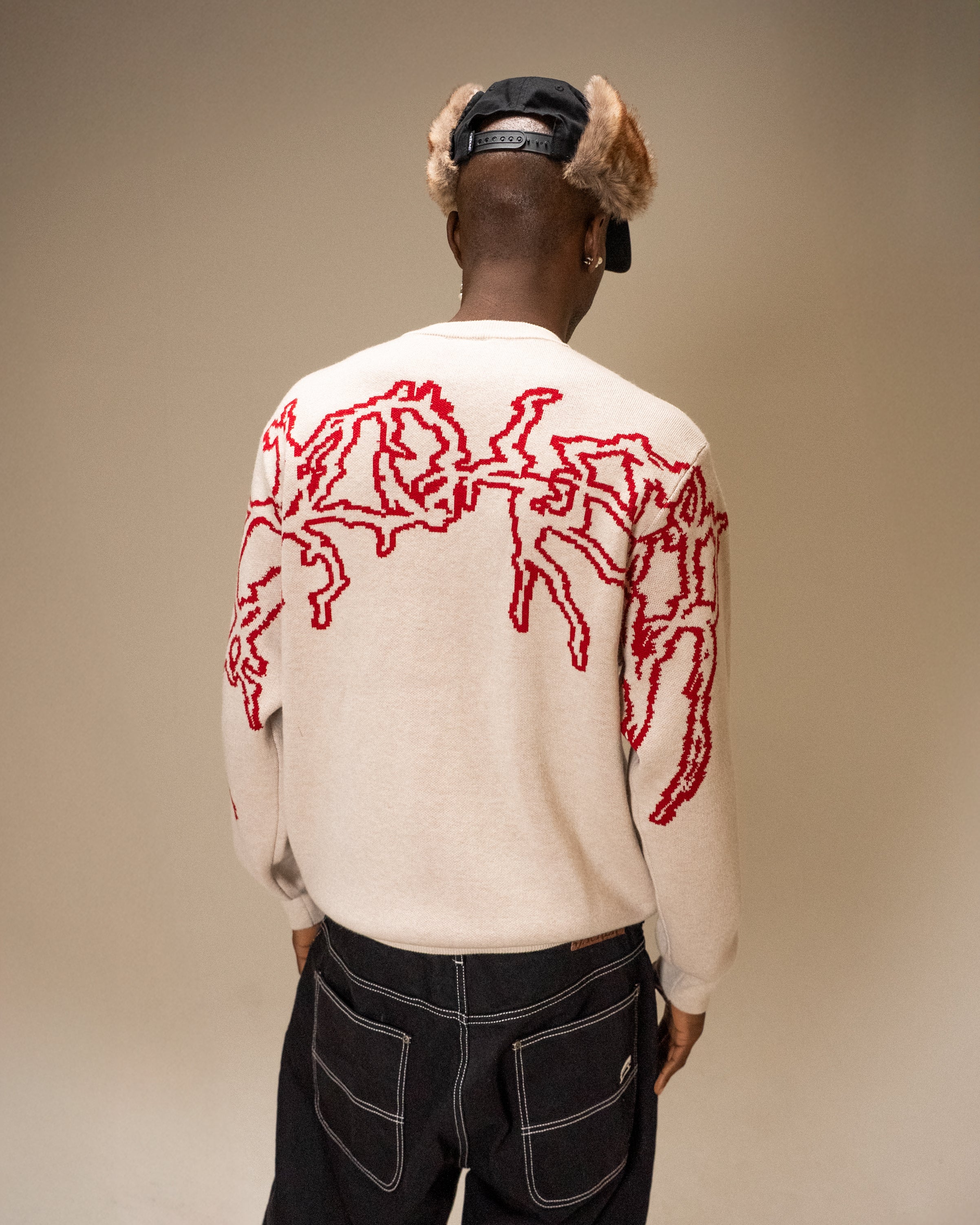 SKELETON SWEATER - BEIGE - Image 2