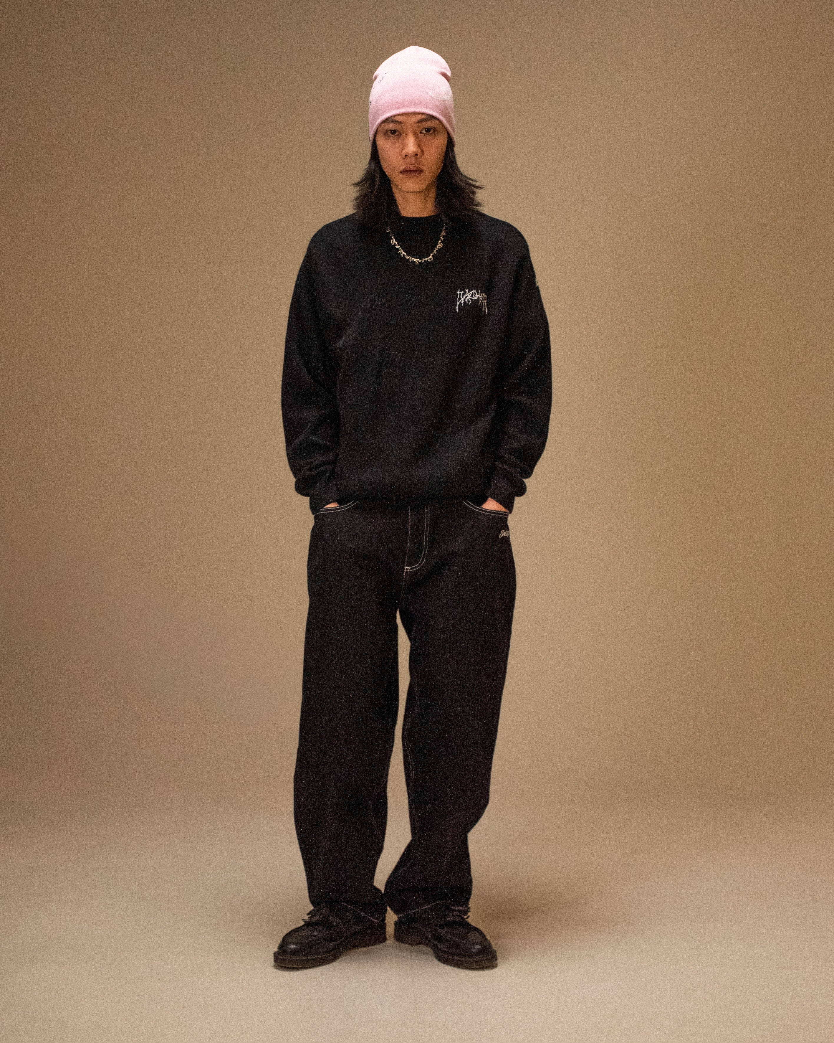 SKELETON SWEATER - BLACK - Image 4