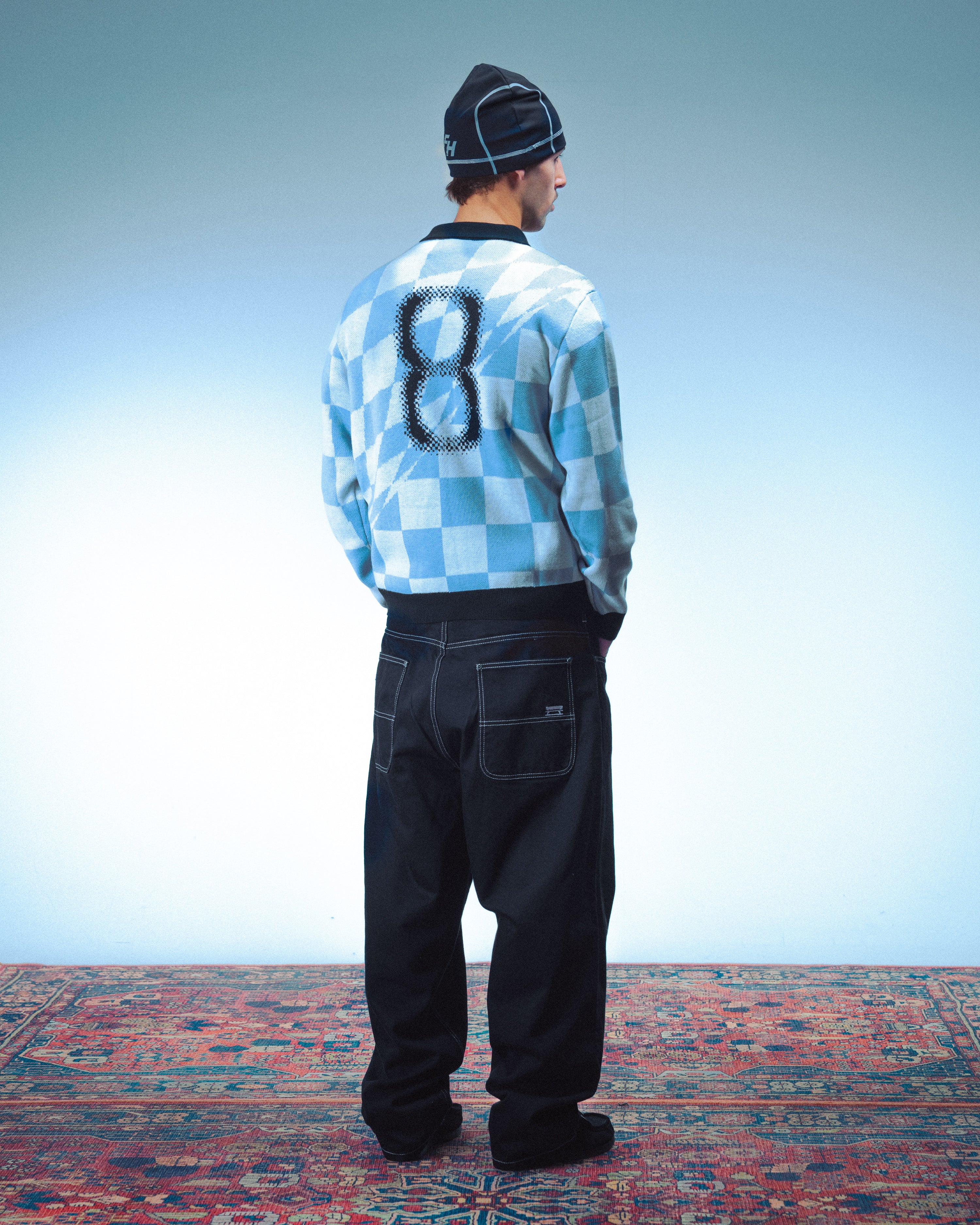 SQUARE POLO - BLUE - Image 4