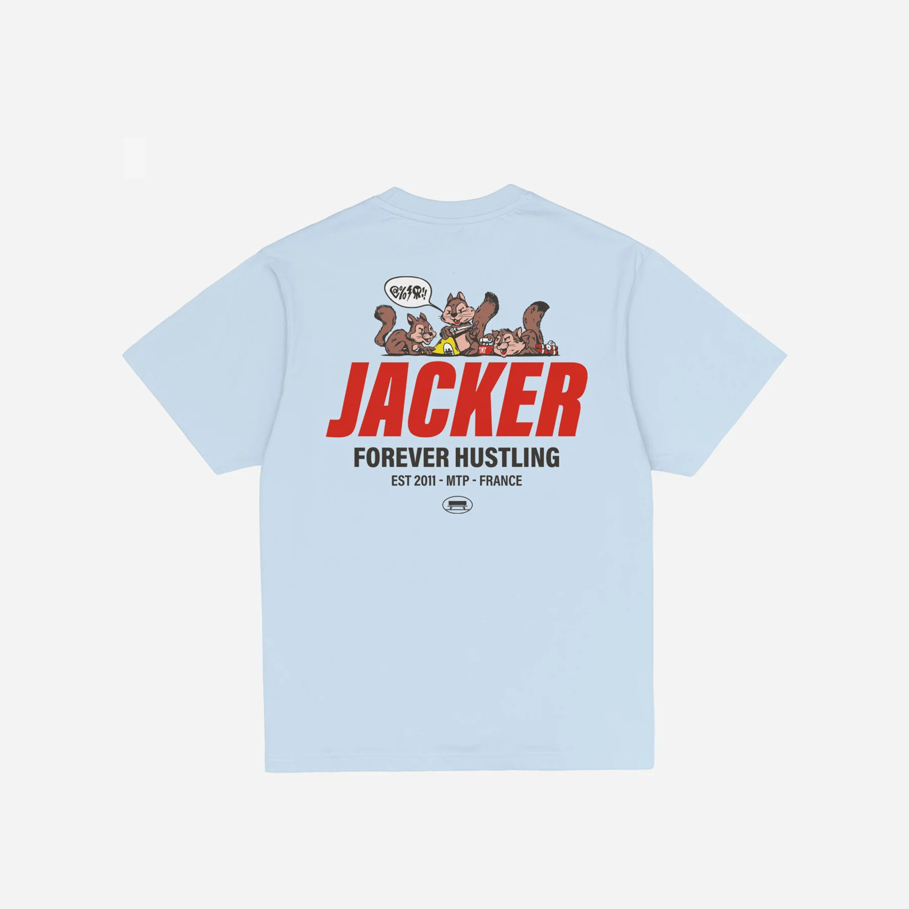 SQUIRREL GANG T-SHIRT - BLUE