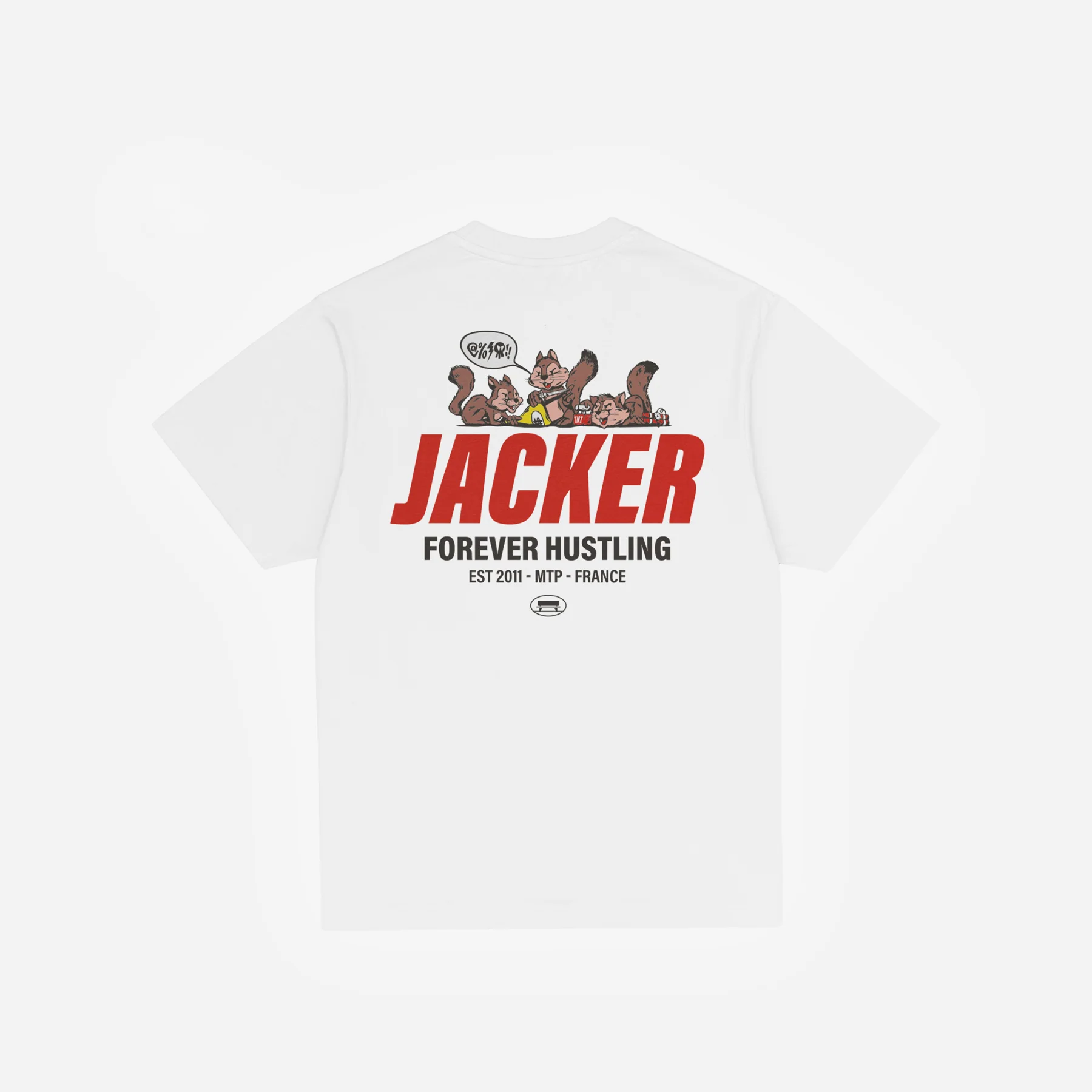 SQUIRREL GANG T-SHIRT - WHITE - Image 2
