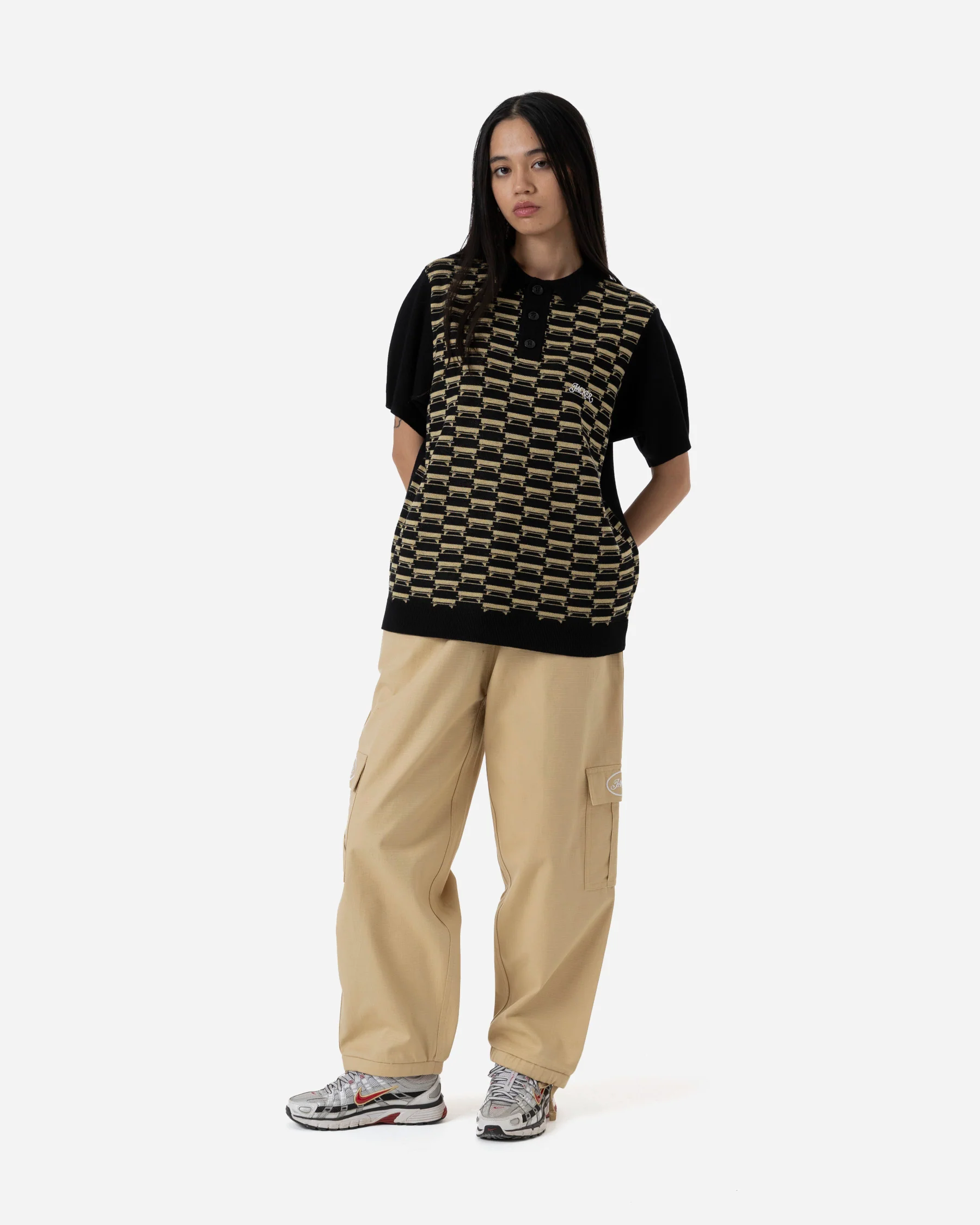 STAMP CARGO PANT - BEIGE - Image 6