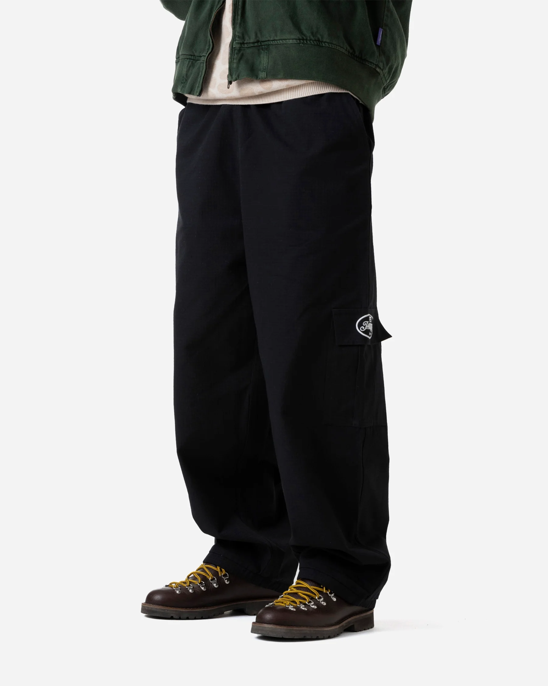 STAMP CARGO PANT - BLACK - Image 2