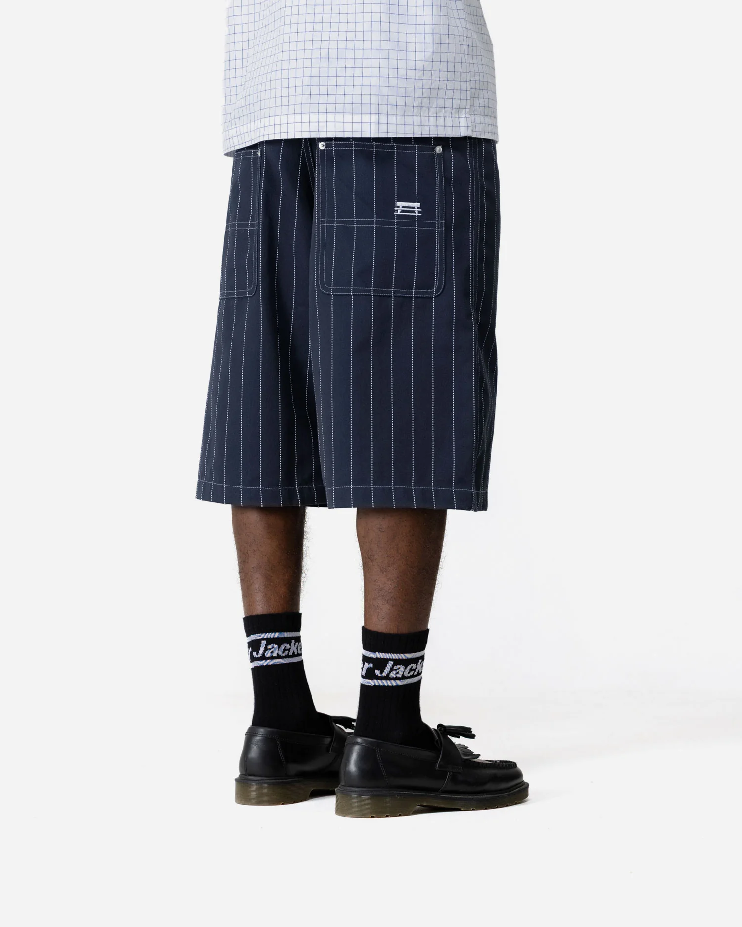 STRIPES BAGGY SHORT - RAW - Image 4