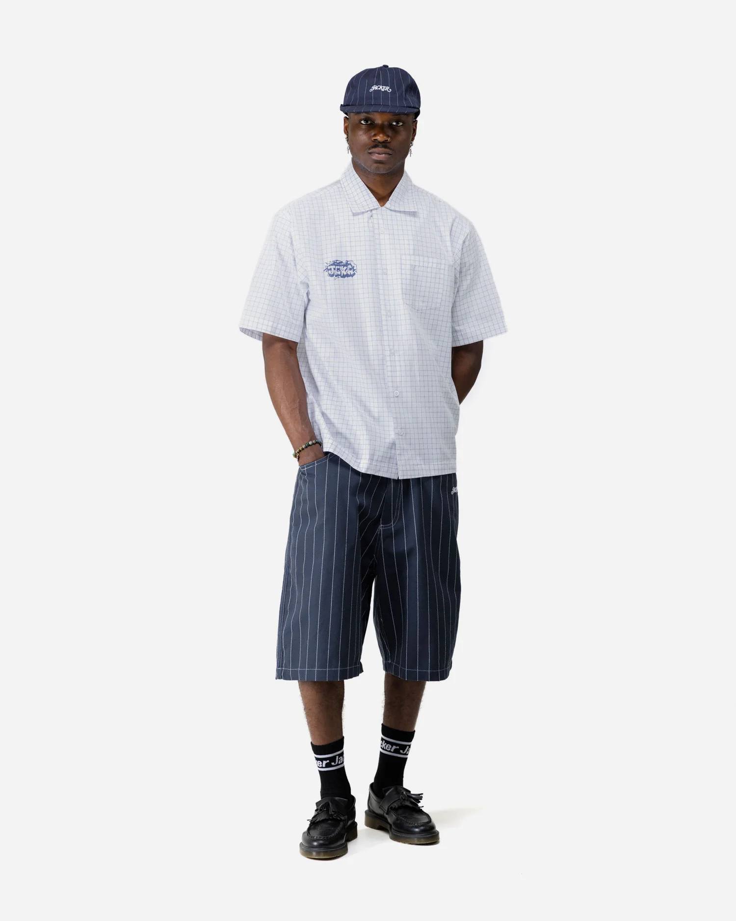 STRIPES BAGGY SHORT - RAW - Image 5