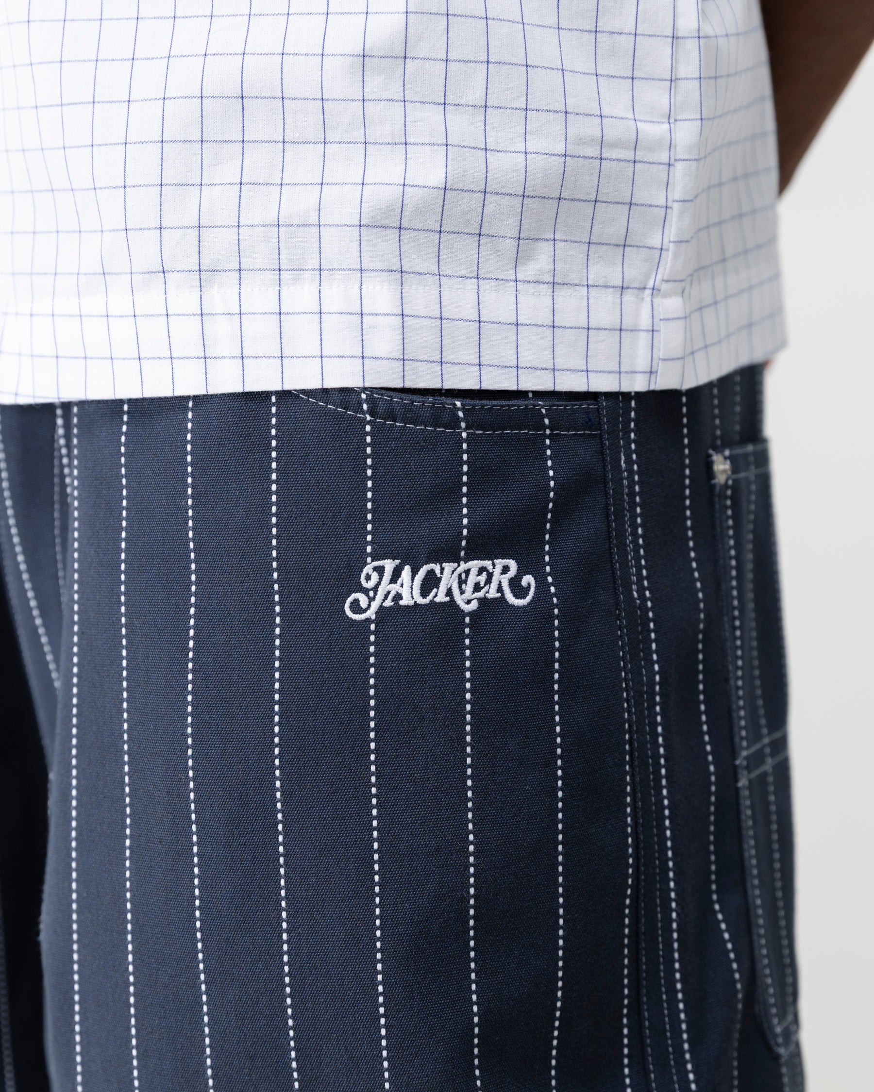 STRIPES BAGGY SHORT - RAW - Image 6