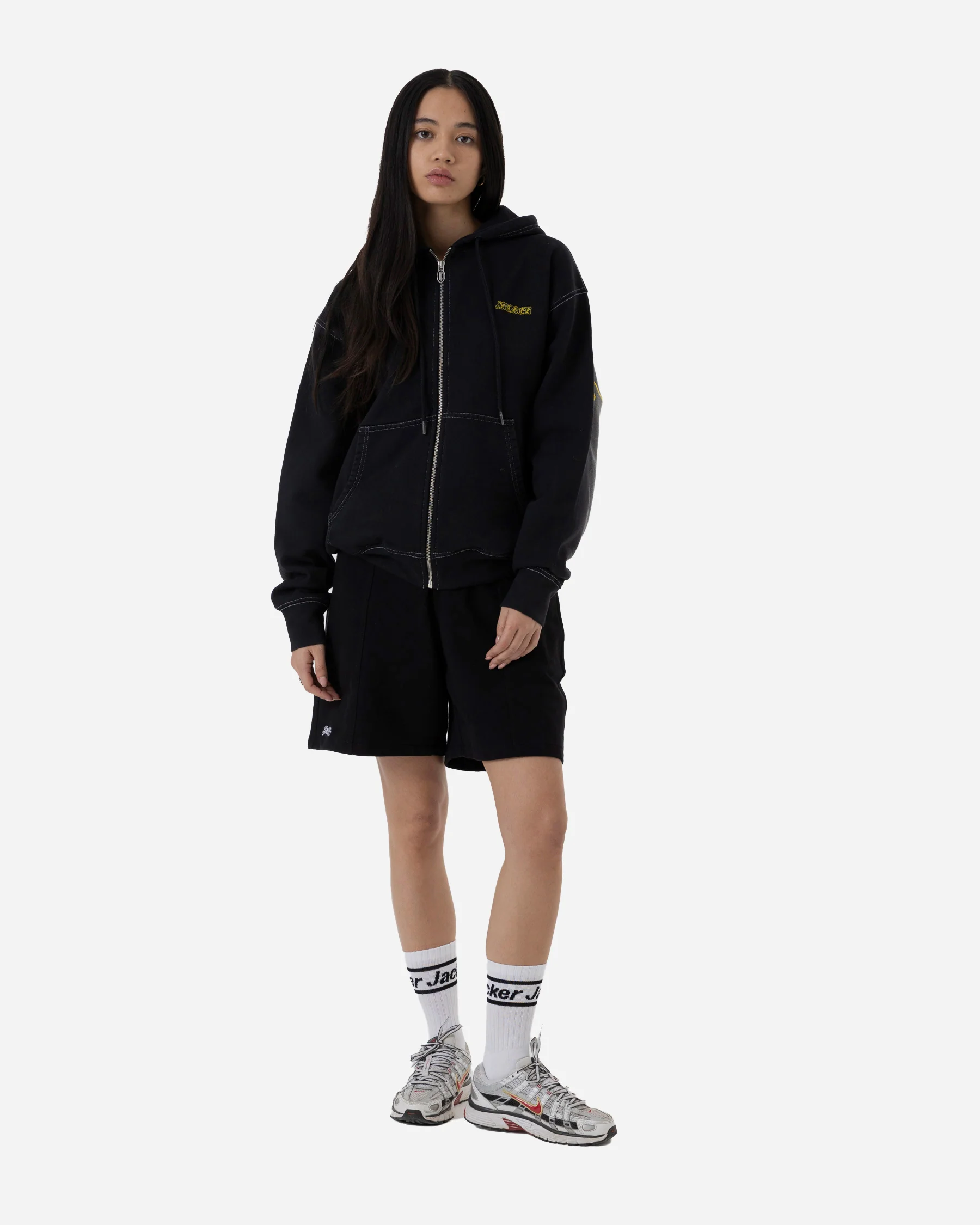 SWEAT 3 STRIPES SHORT - BLACK - Image 6