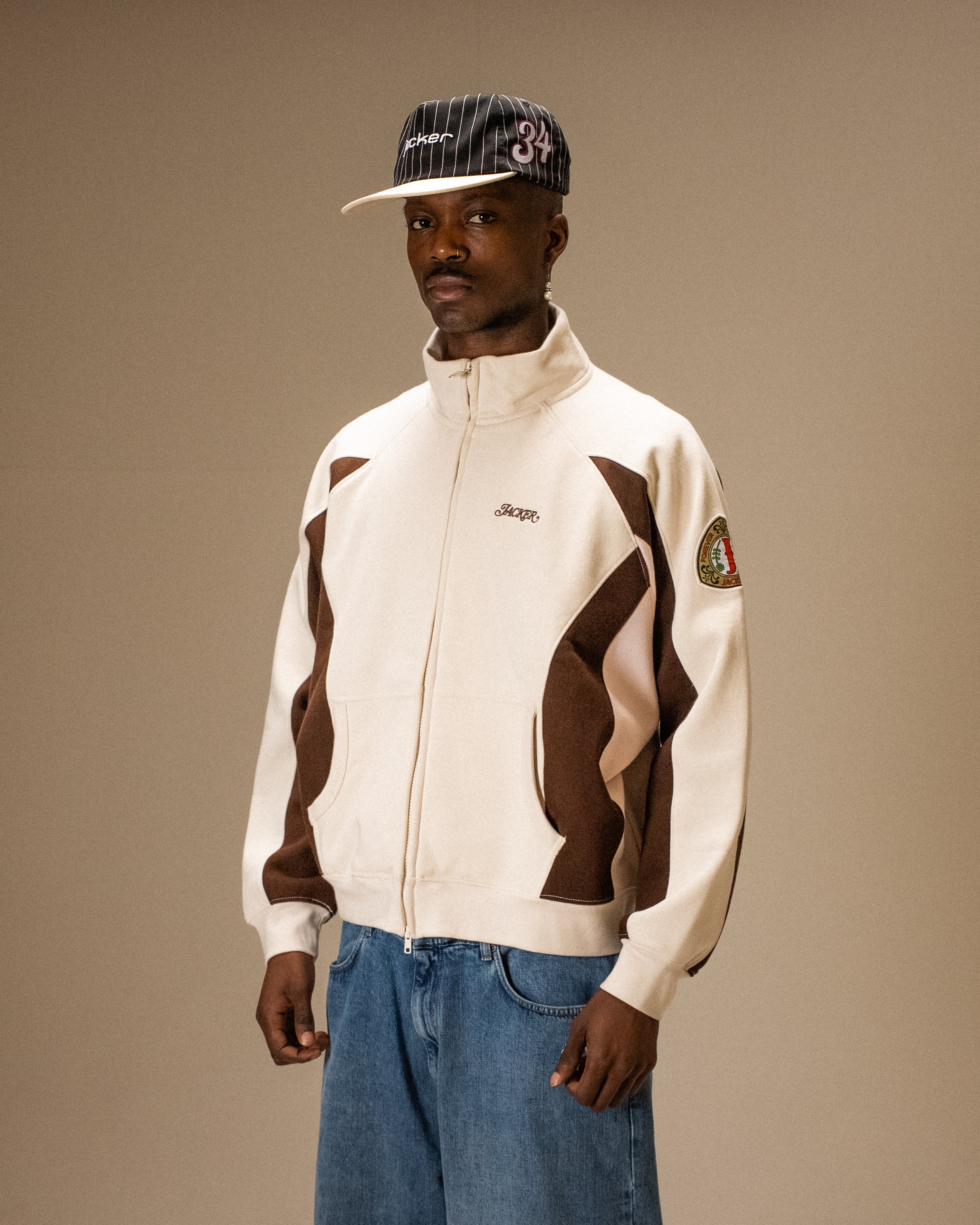 TREVI TRACK JACKET - BEIGE - Image 2