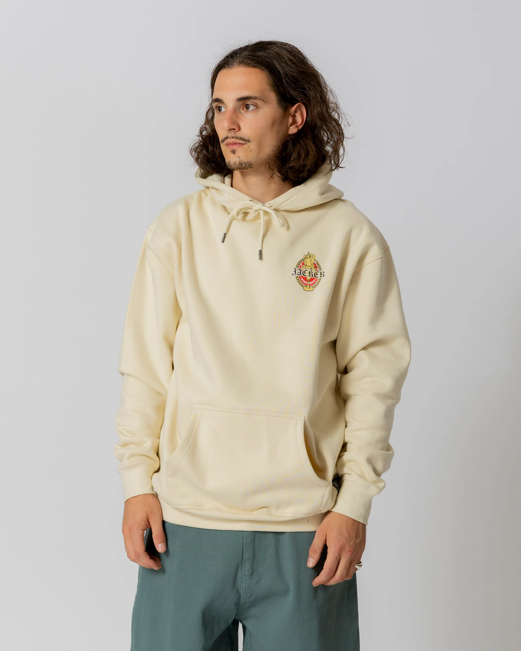TROIS GRACES HOODIE - BEIGE - Image 3