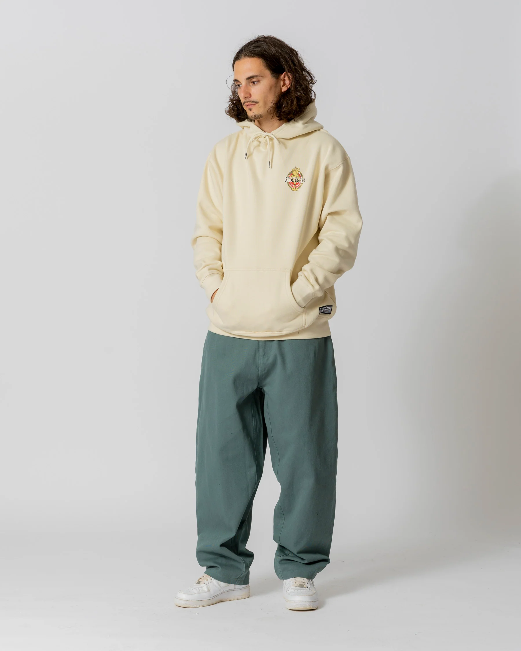TROIS GRACES HOODIE - BEIGE - Image 5