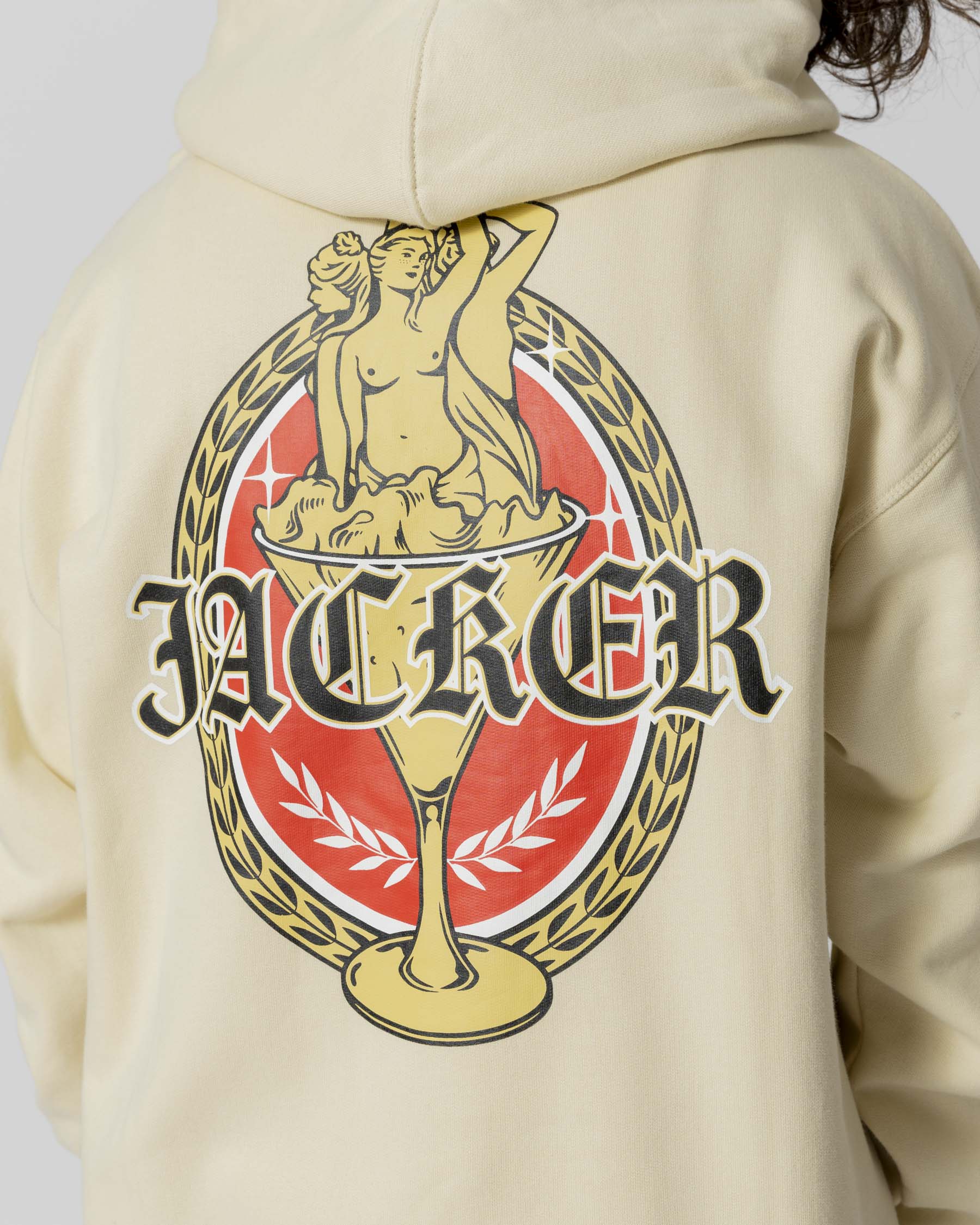TROIS GRACES HOODIE - BEIGE - Image 7