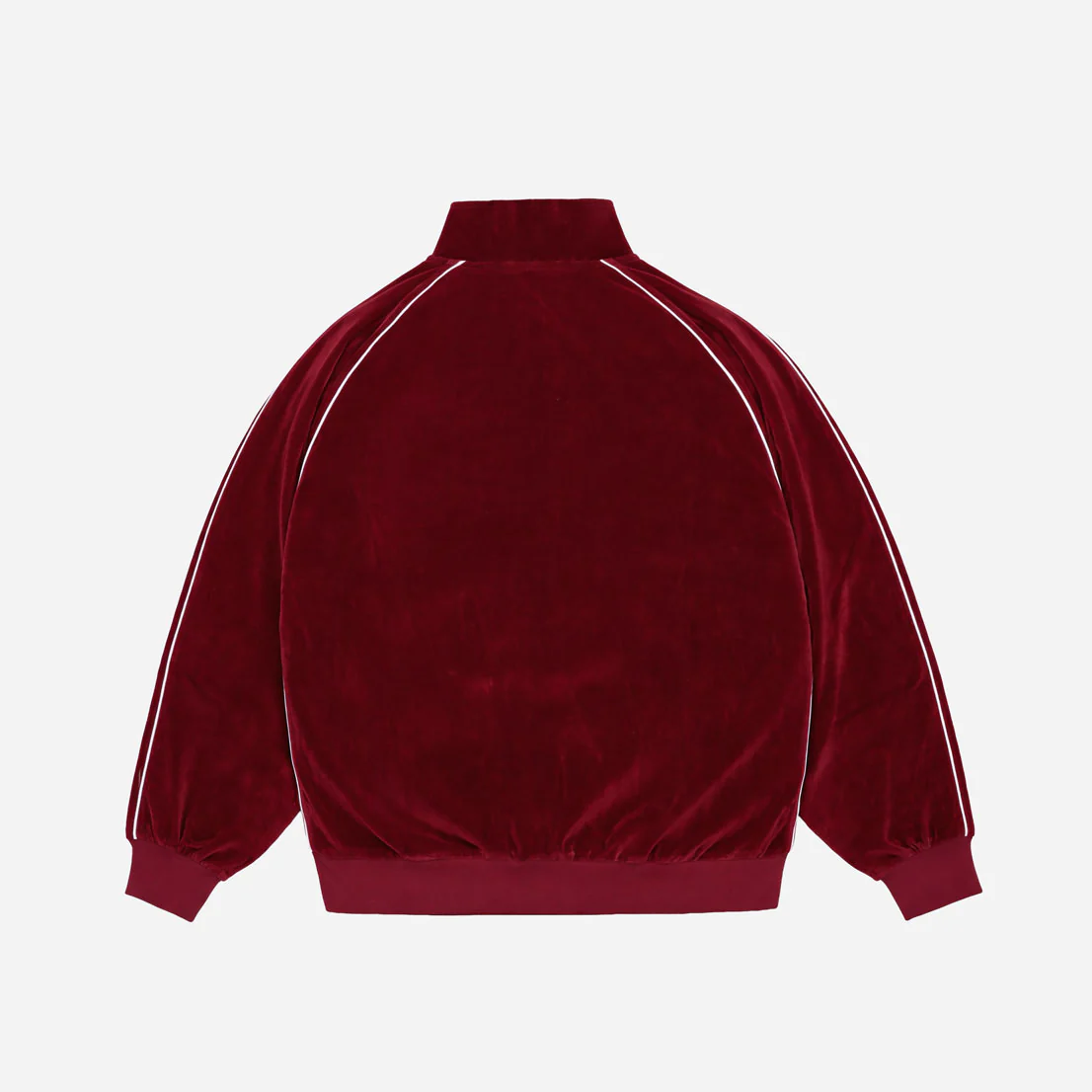 VELVET REFLECTIVE TRACK JACKET - RED - Image 3