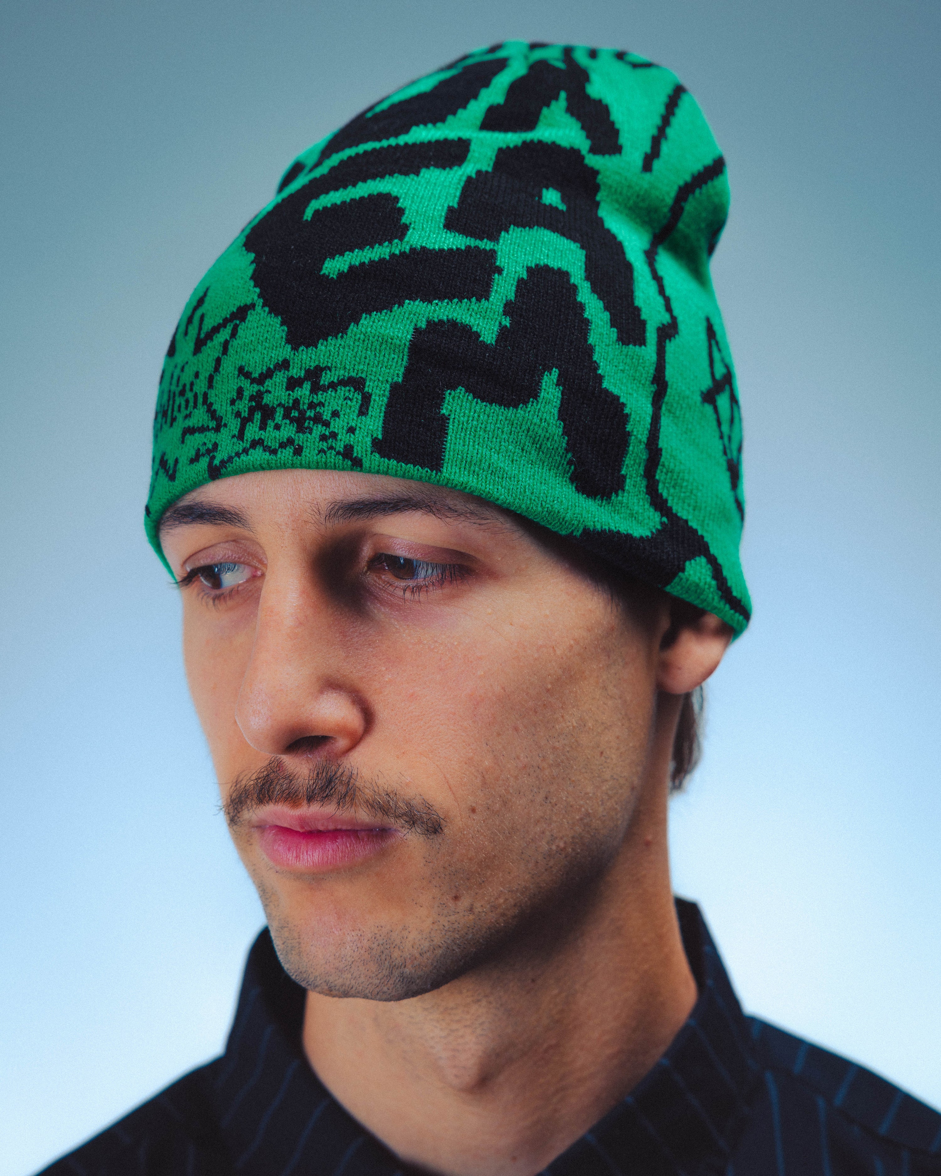 WAKE UP ! BEANIE - GREEN - Image 2