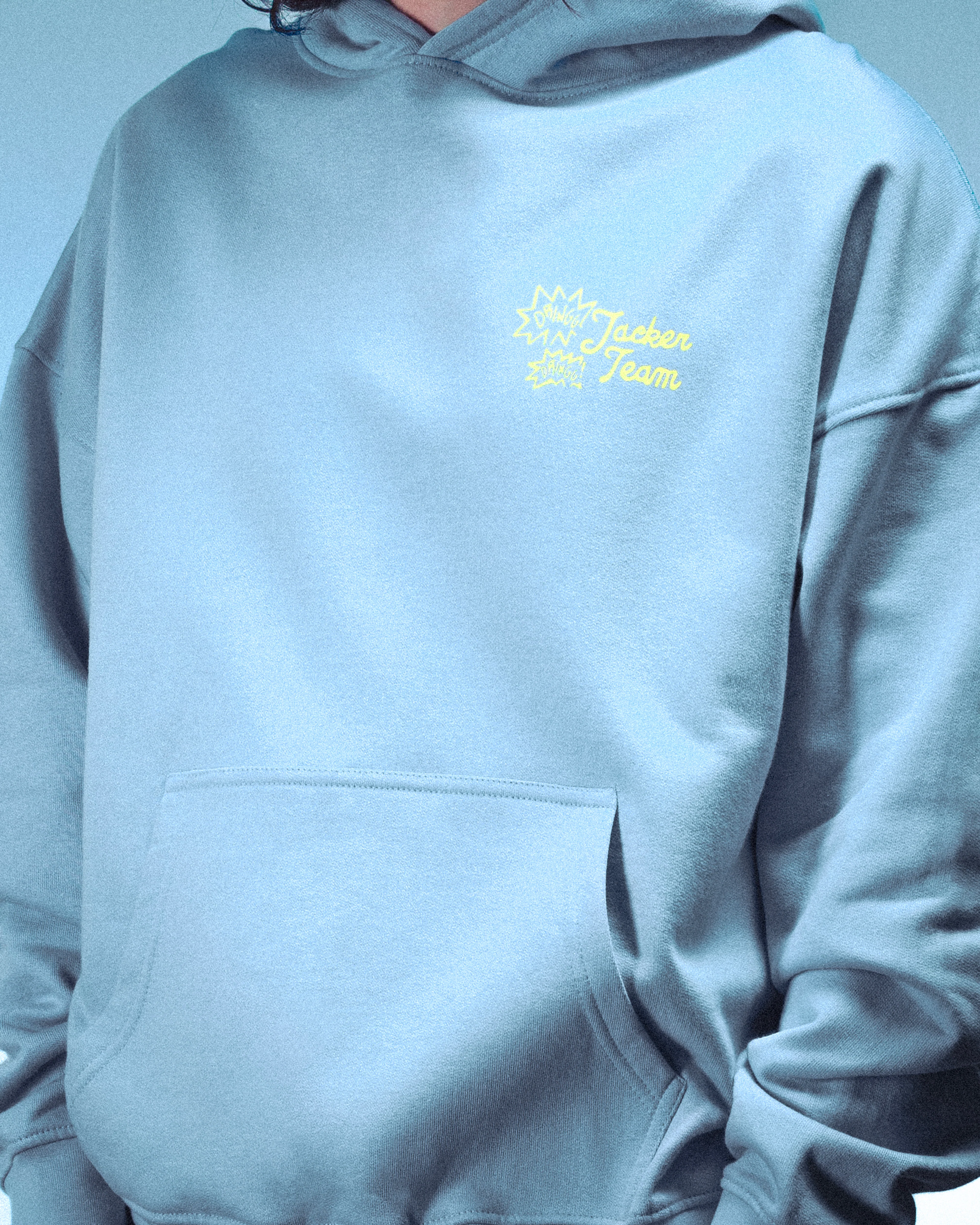 WAKE UP ! HOODIE - BLUE - Image 5