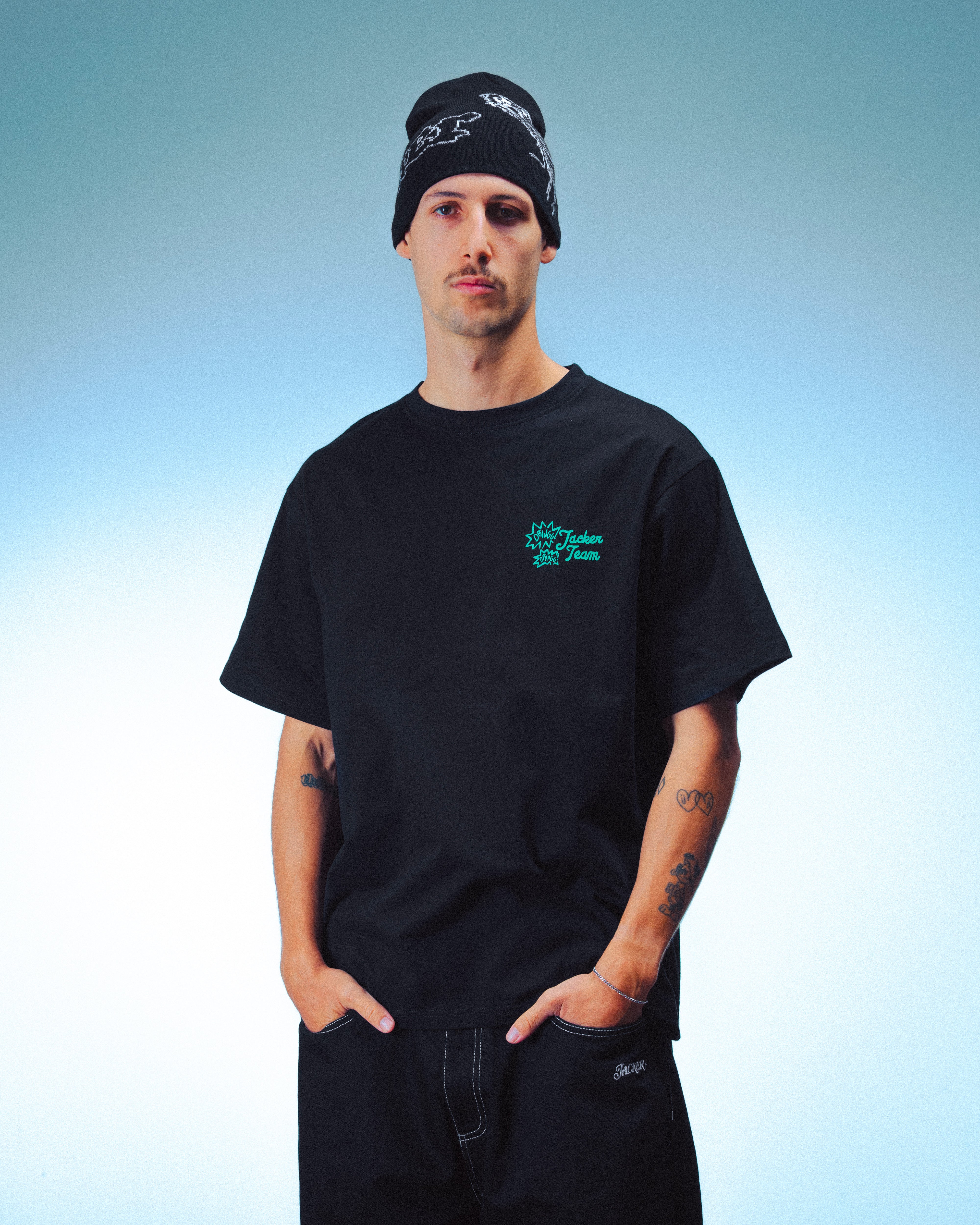 WAKE UP ! T-SHIRT - BLACK - Image 4