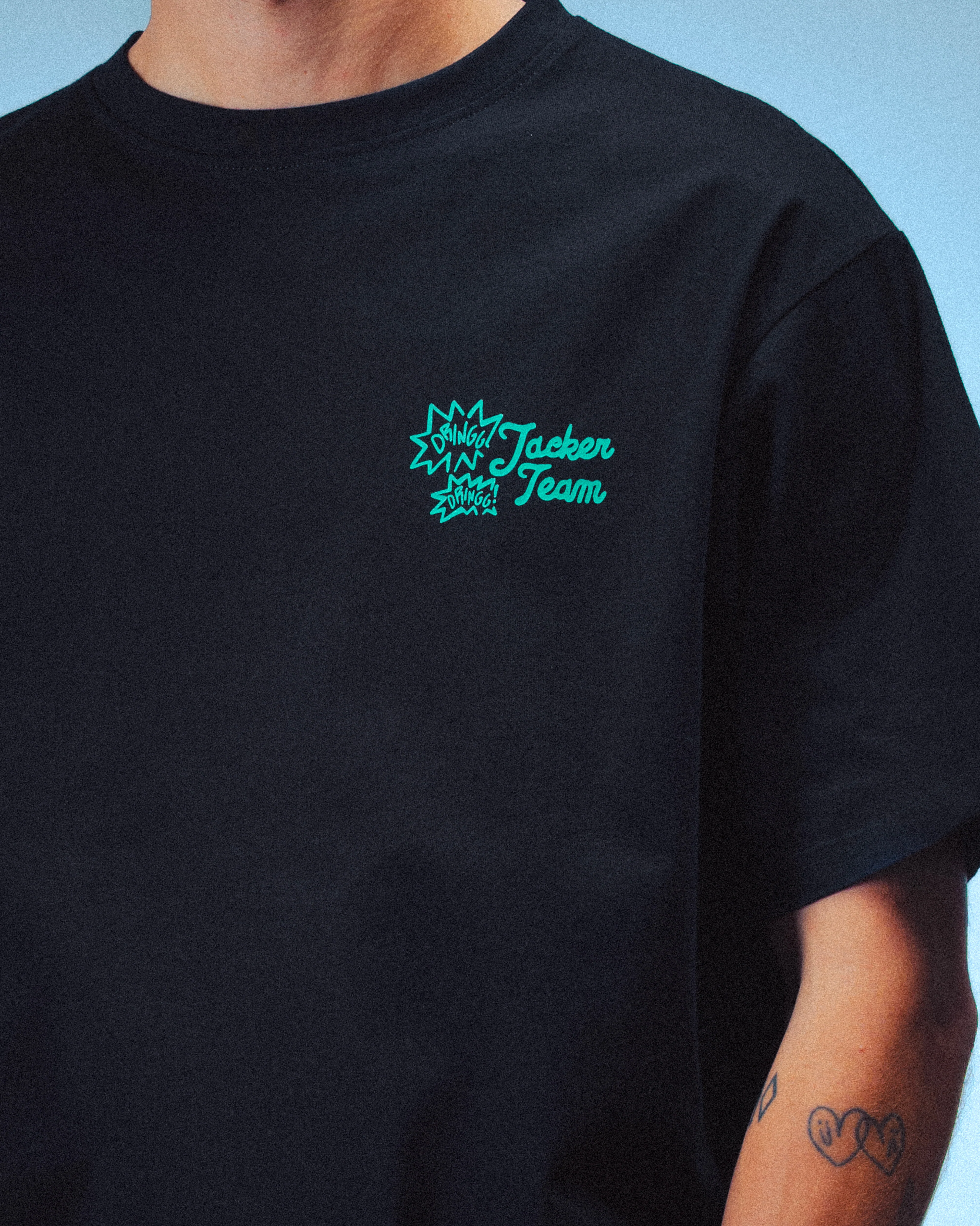 WAKE UP ! T-SHIRT - BLACK - Image 5