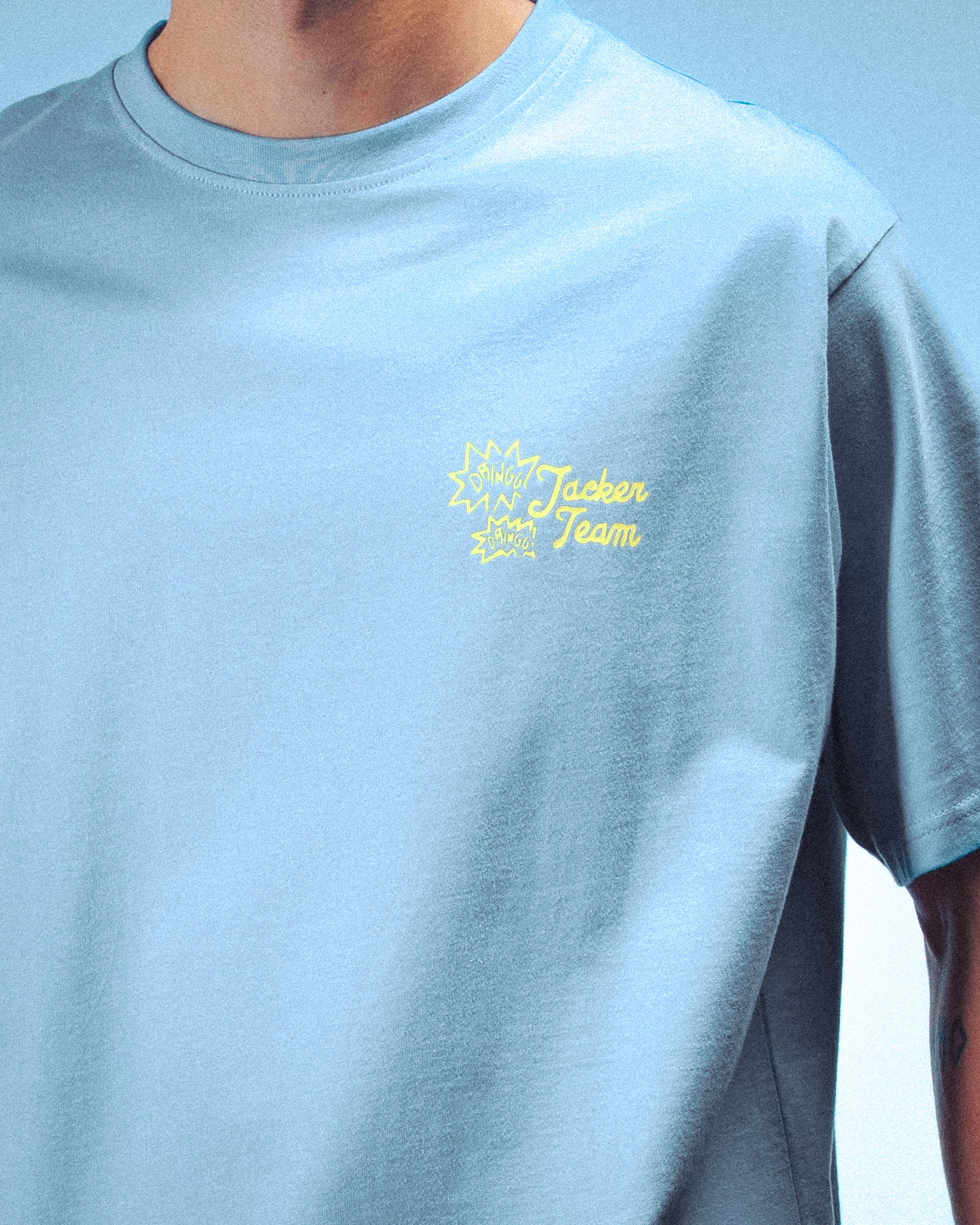 WAKE UP ! T-SHIRT - BLUE - Image 5