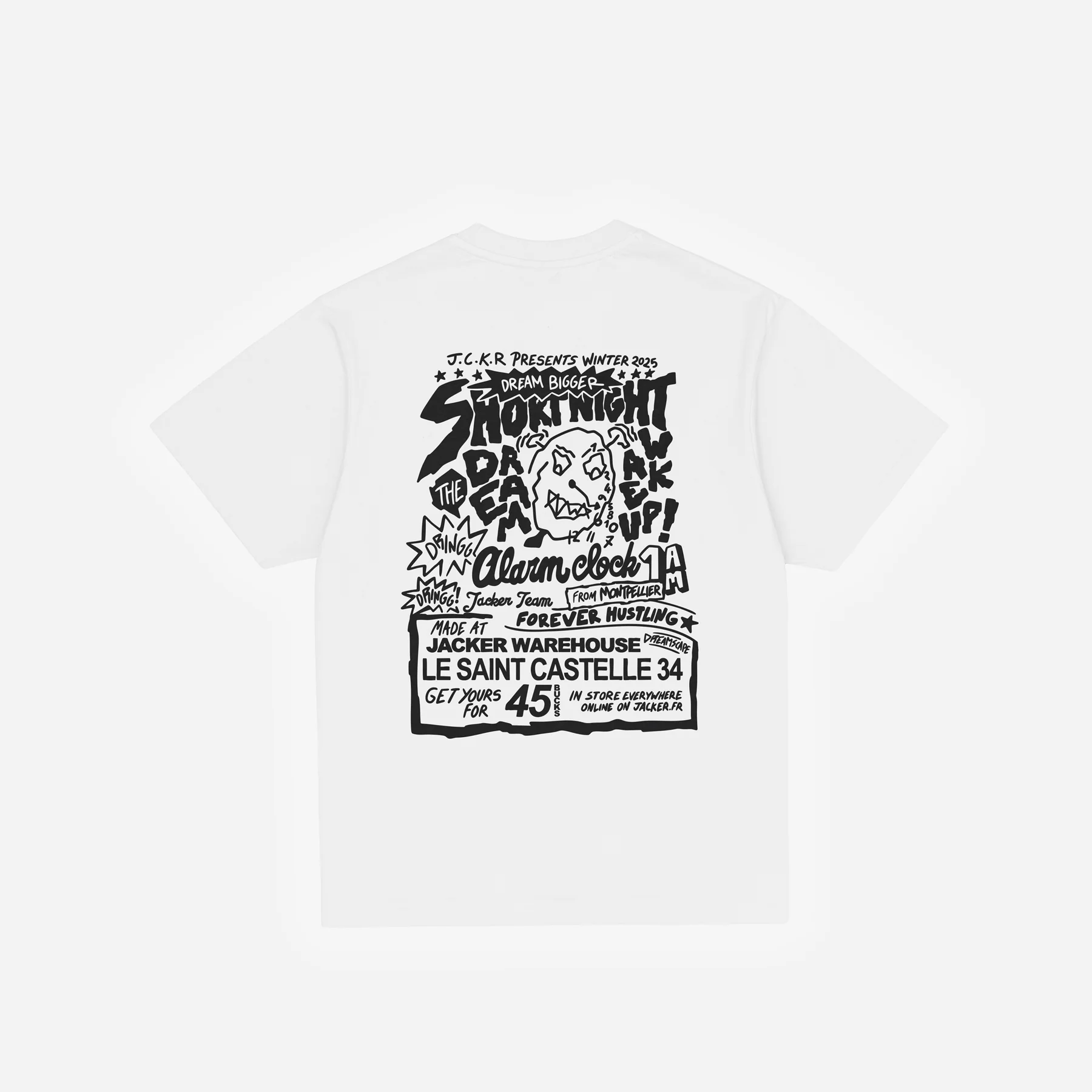 WAKE UP ! T-SHIRT - WHITE