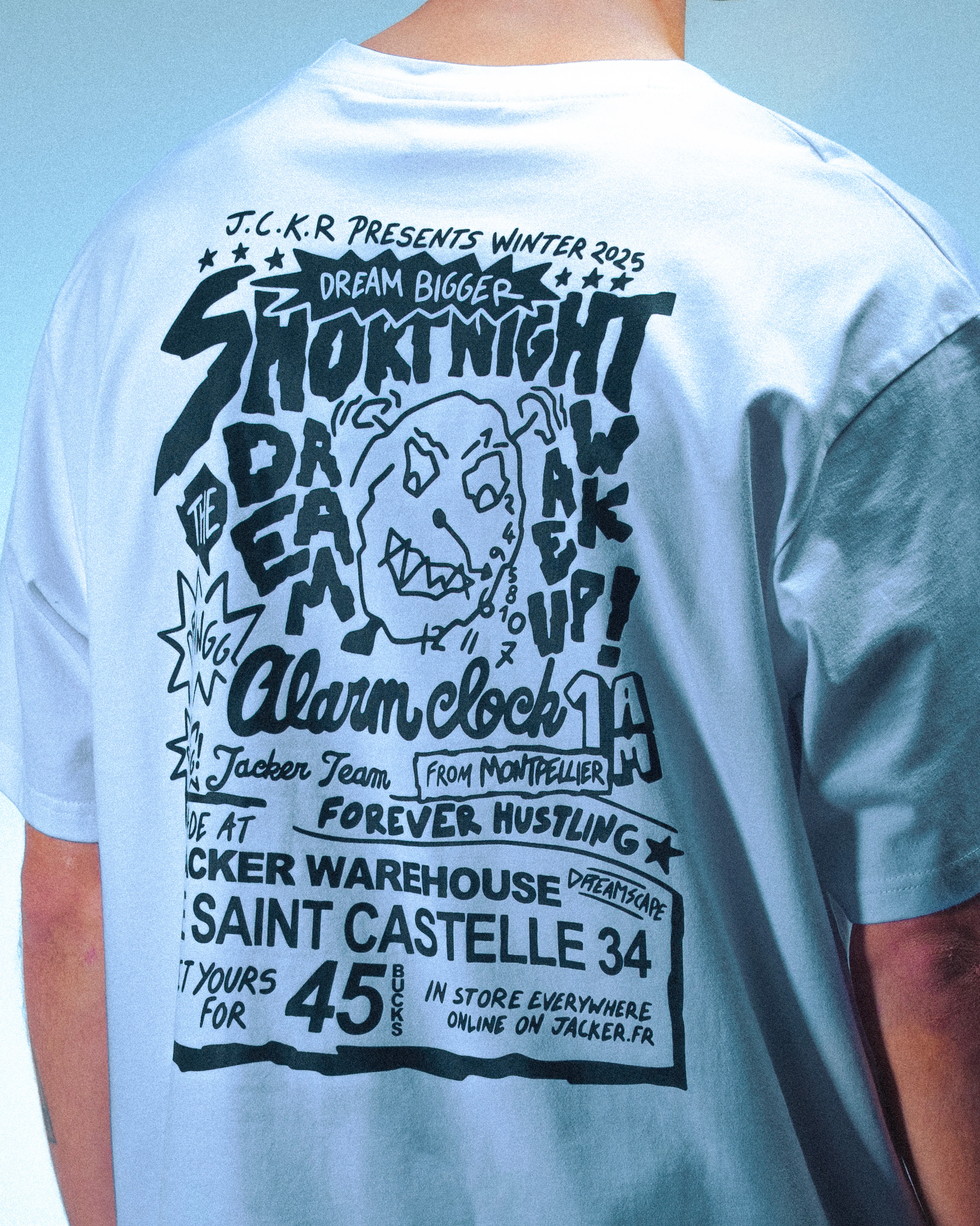 WAKE UP ! T-SHIRT - WHITE - Image 6