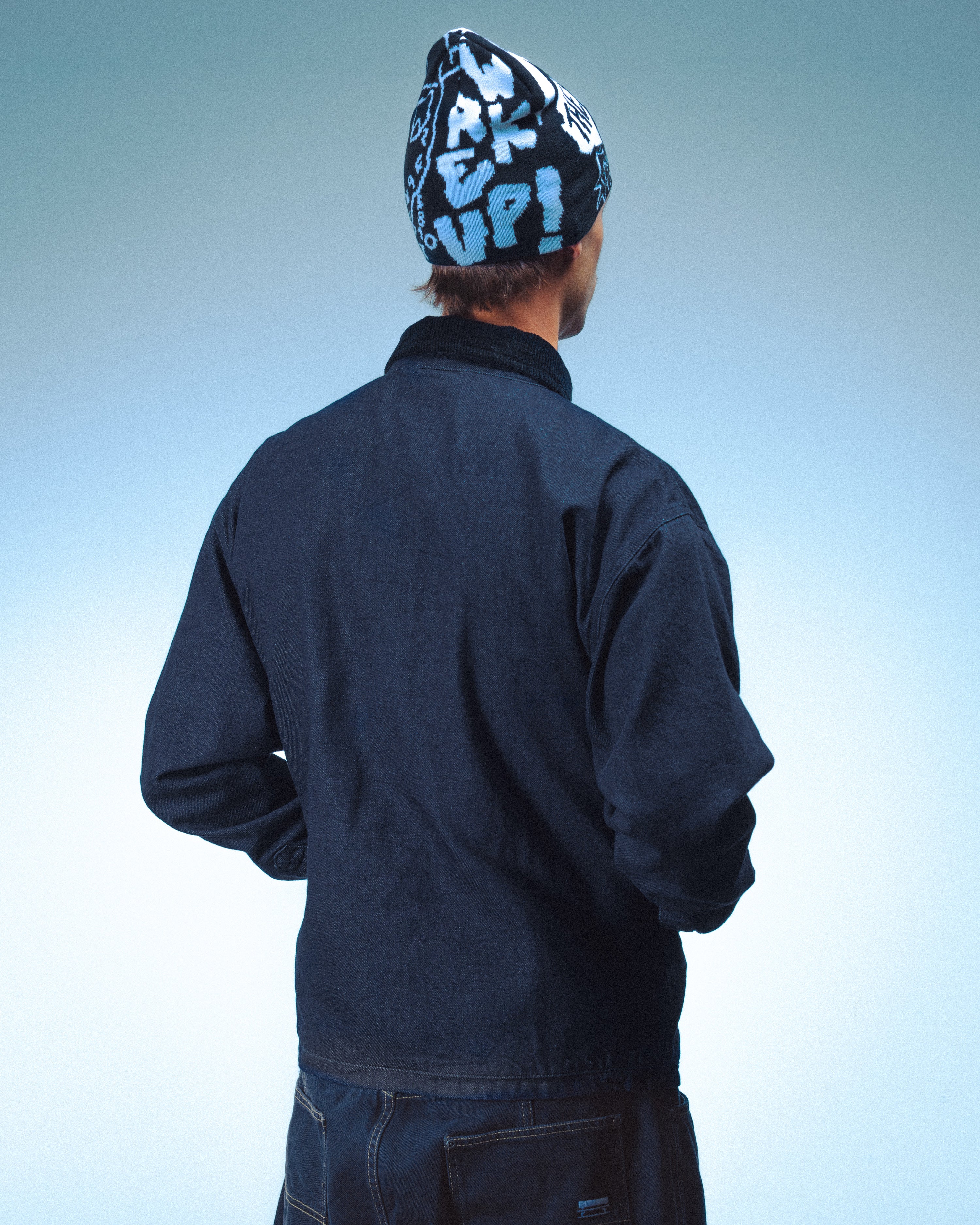 ZHOU FACTORY DENIM JACKET - BLUE - Image 4