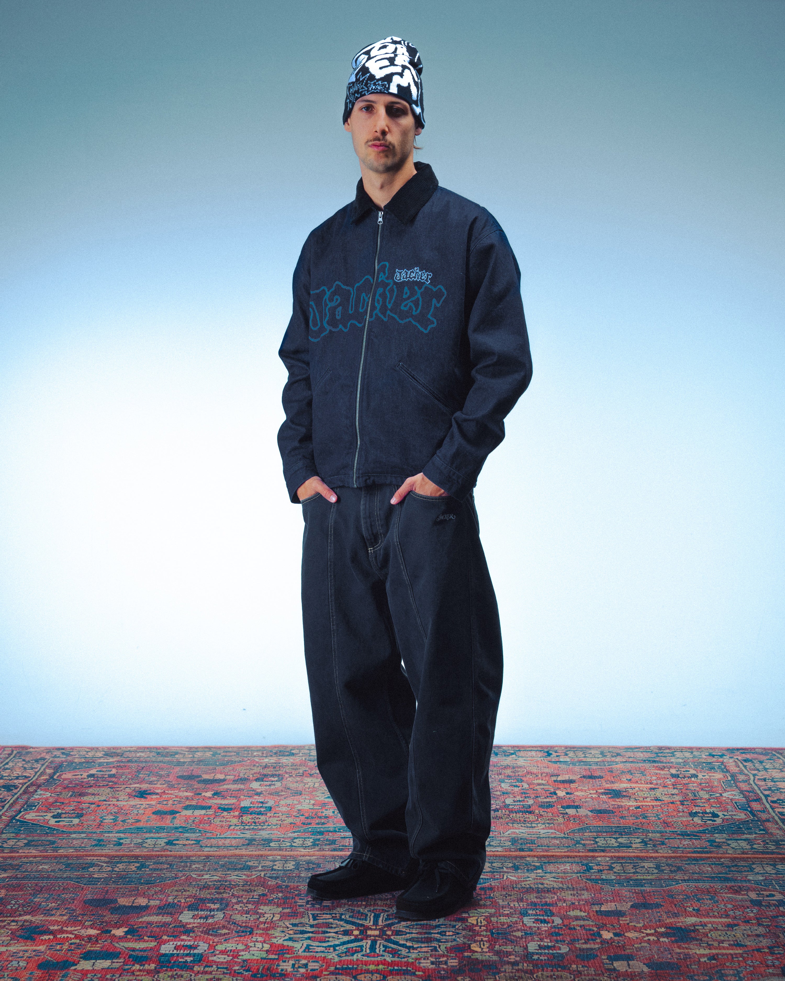 ZHOU FACTORY DENIM JACKET - BLUE - Image 5