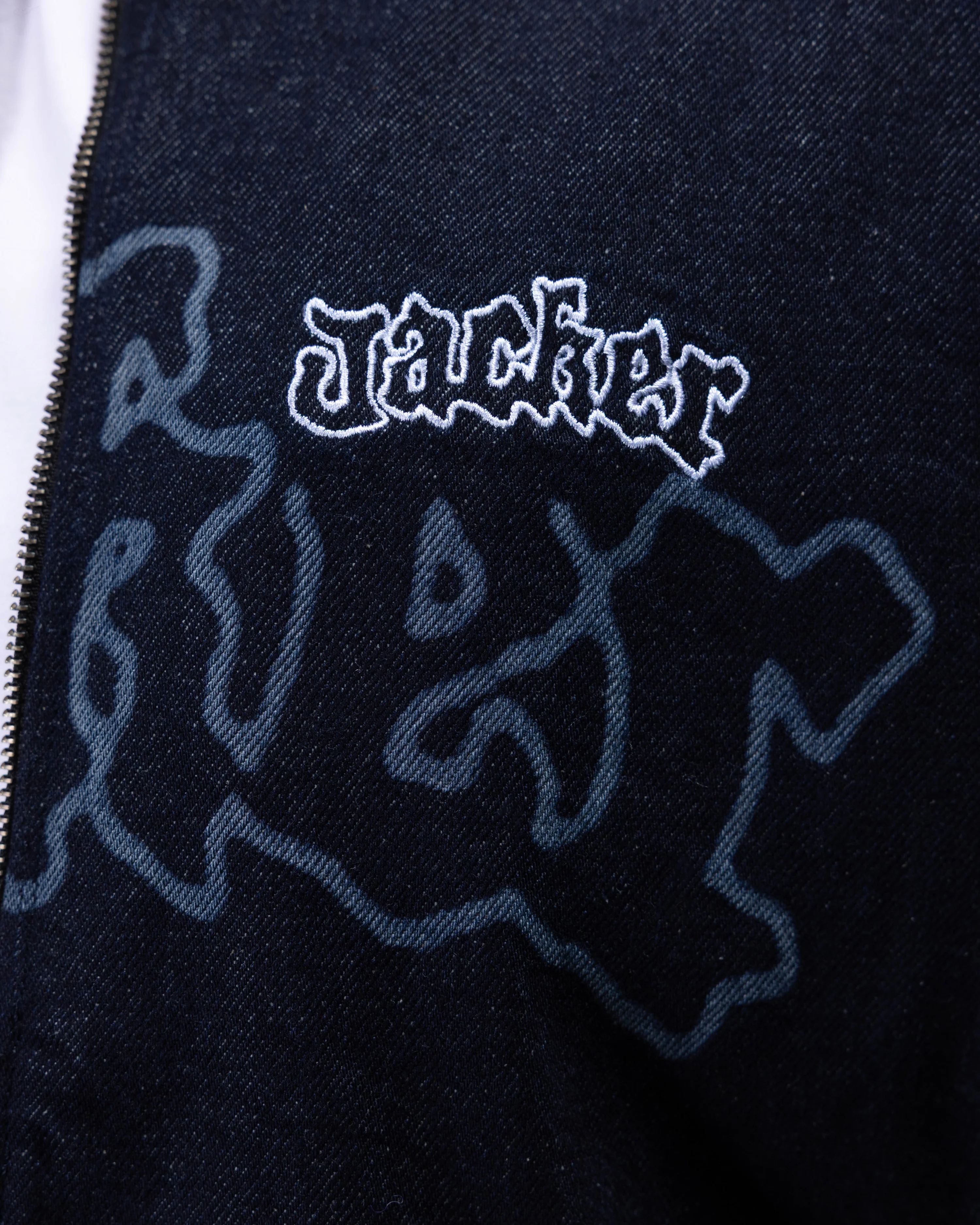 ZHOU FACTORY DENIM JACKET - BLUE - Image 7