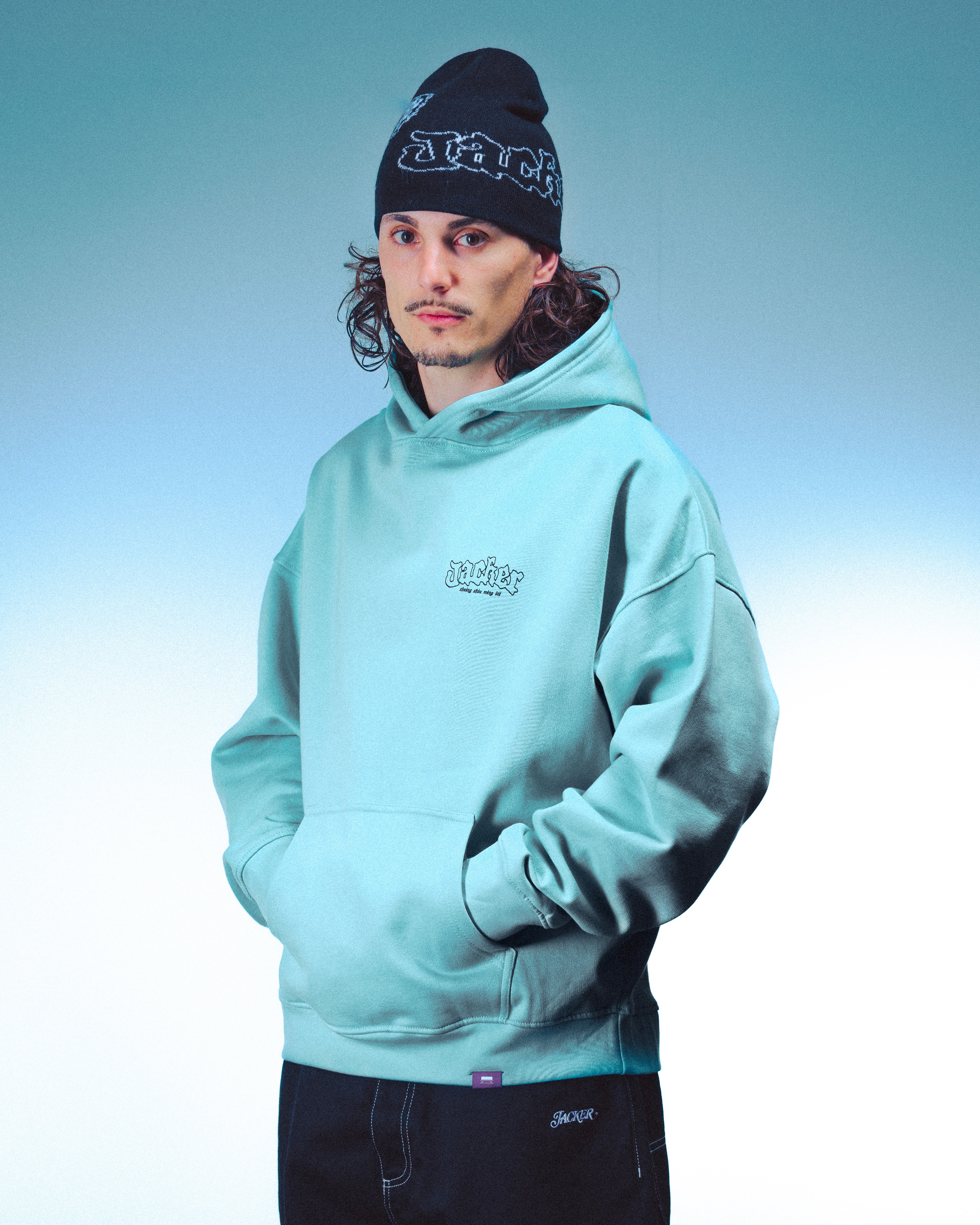 ZHOU HOODIE - BLUE - Image 4