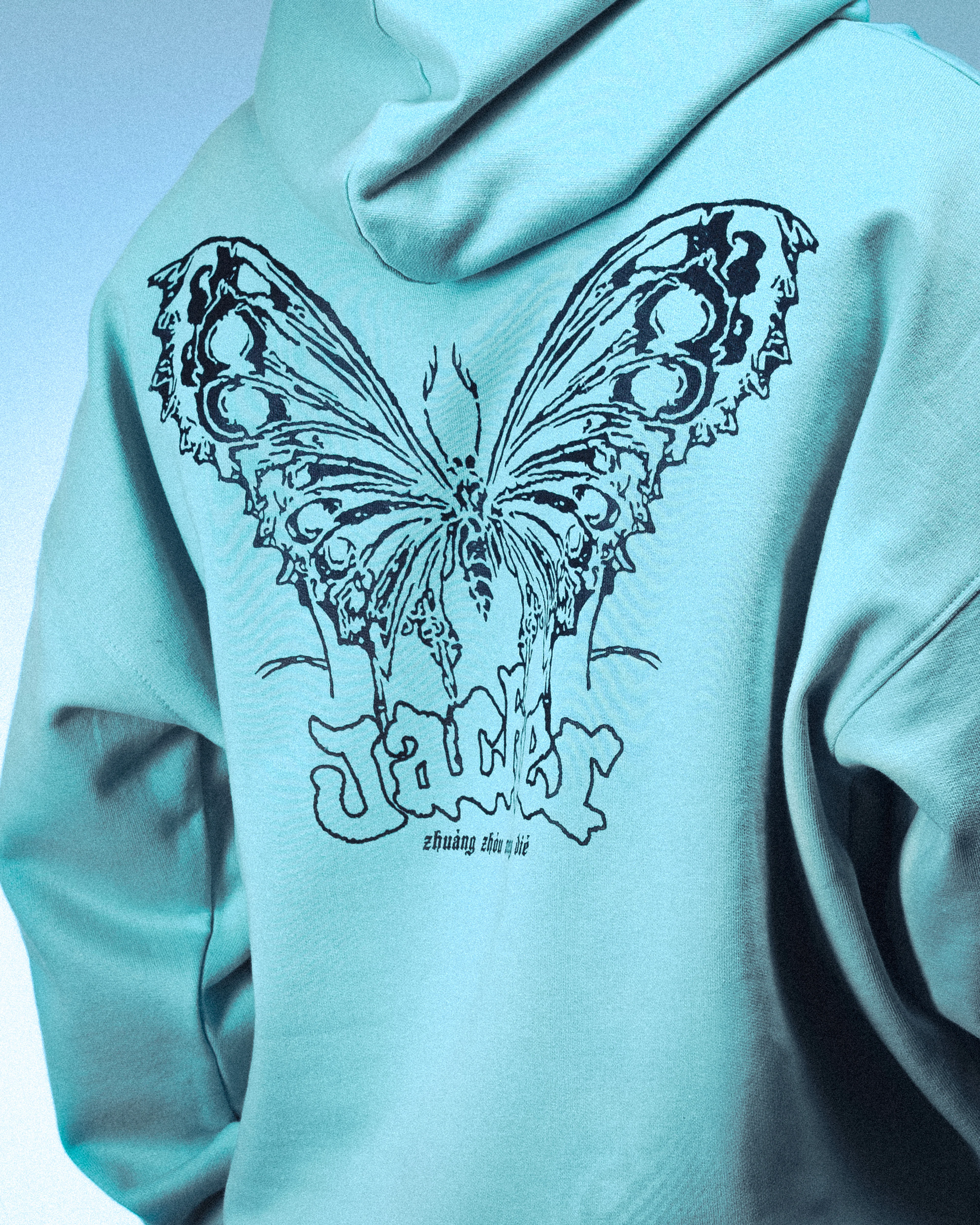 ZHOU HOODIE - BLUE - Image 6