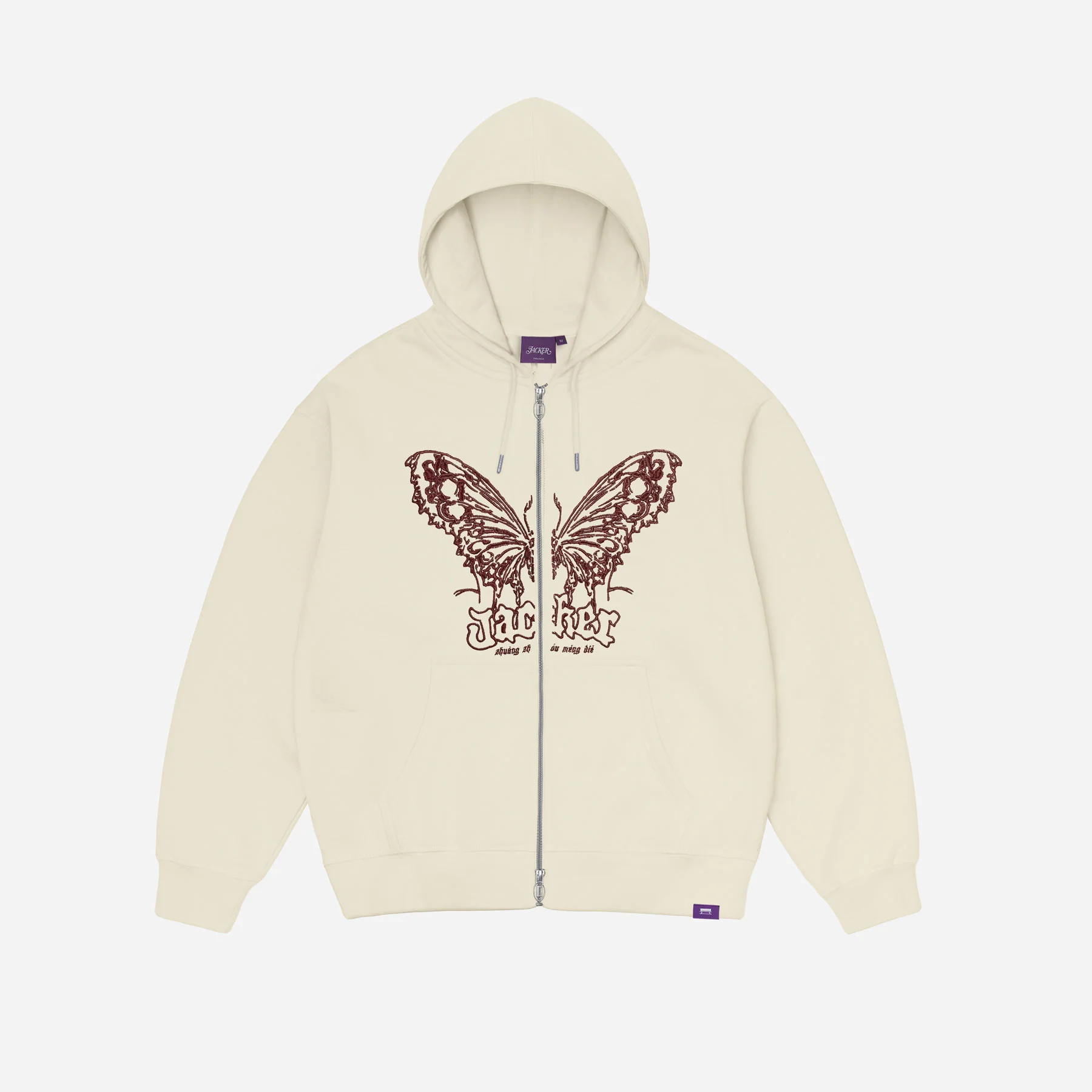 ZHOU ZIP HOODIE - TOFU